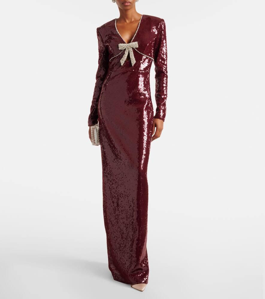 Rebecca Vallance X Nicky Hilton Zelda Sequined Gown in