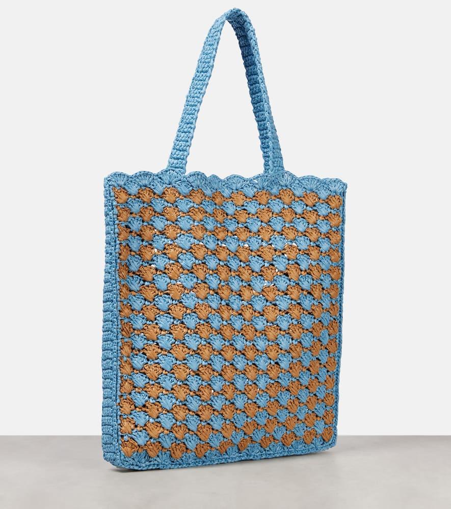 【関税&送料込】Prada Two-Tone Raffia Shopping Bag Prada Two-tone Raffia Shopping Bag | italist