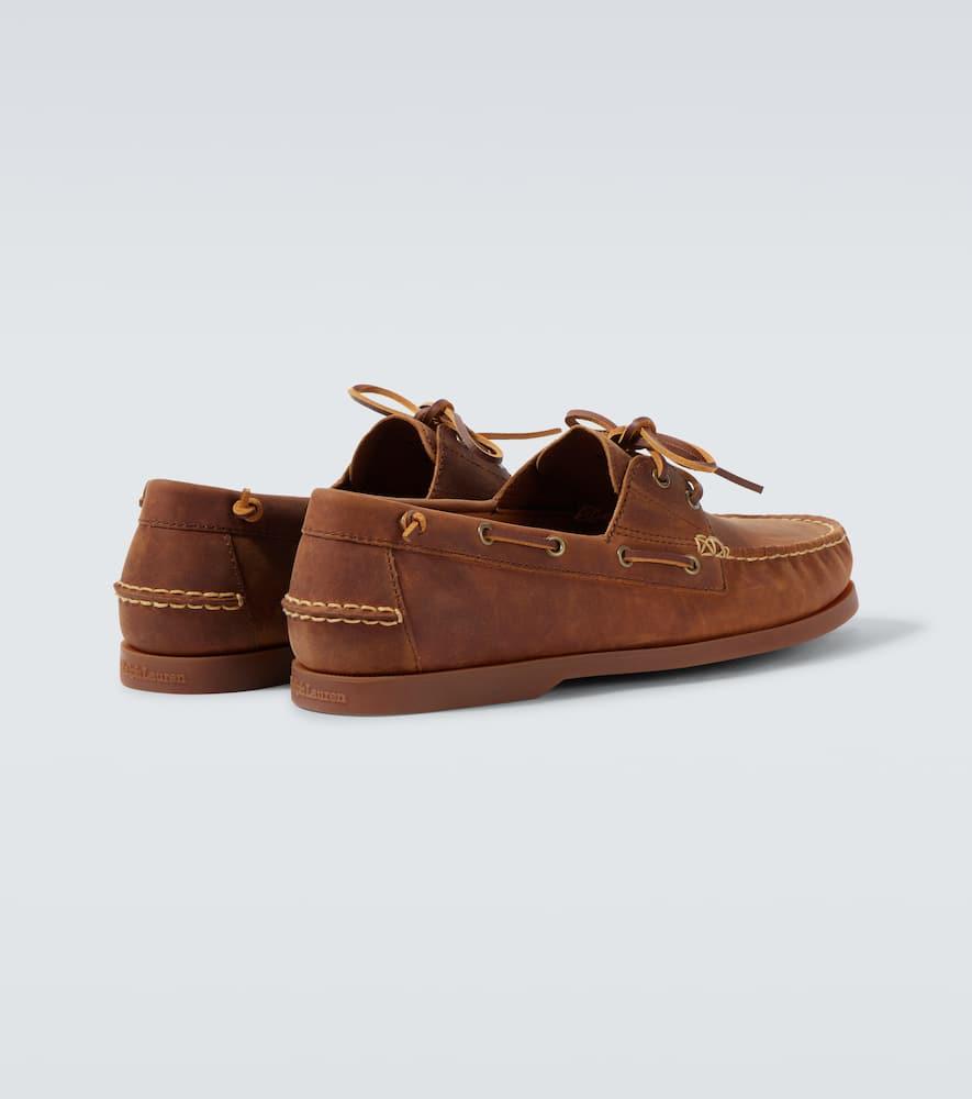 Ralph Lauren Men Dress Shoes Polo Tan Shoes Polo Ralph Lauren Merton  Leather Boat Shoes In Brown For Men Lyst