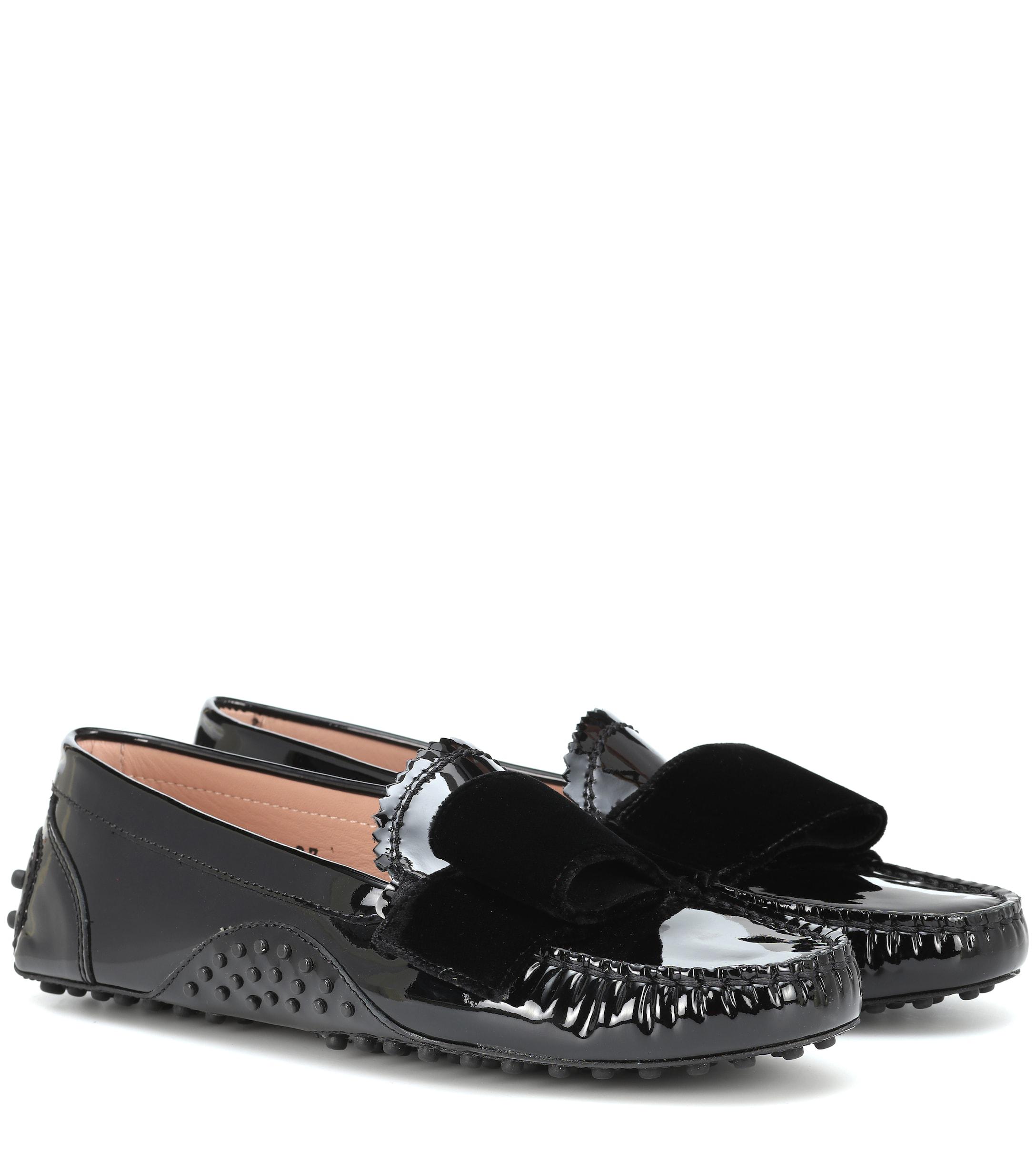 Tod's X Alessandro Dell'acqua Patent Leather Loafers in Black | Lyst