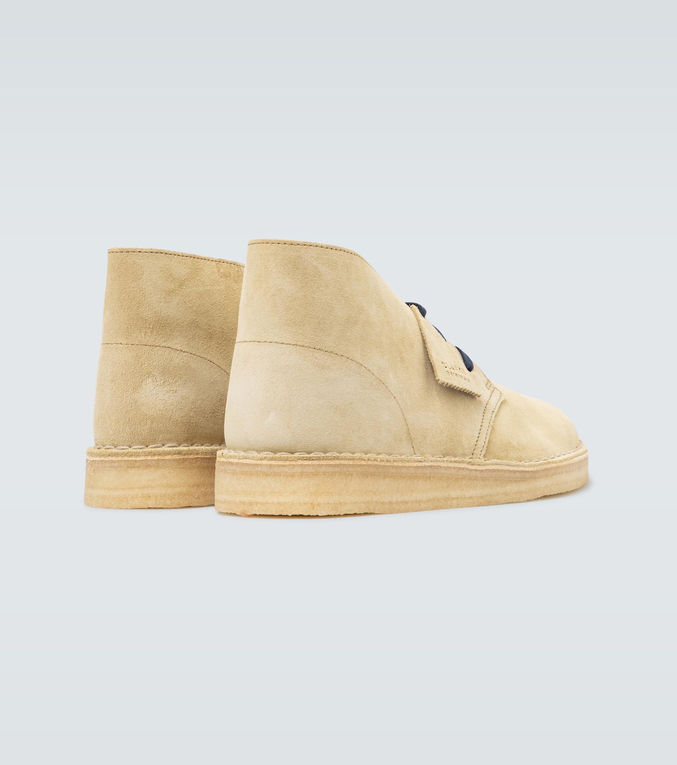 clarks suede booties