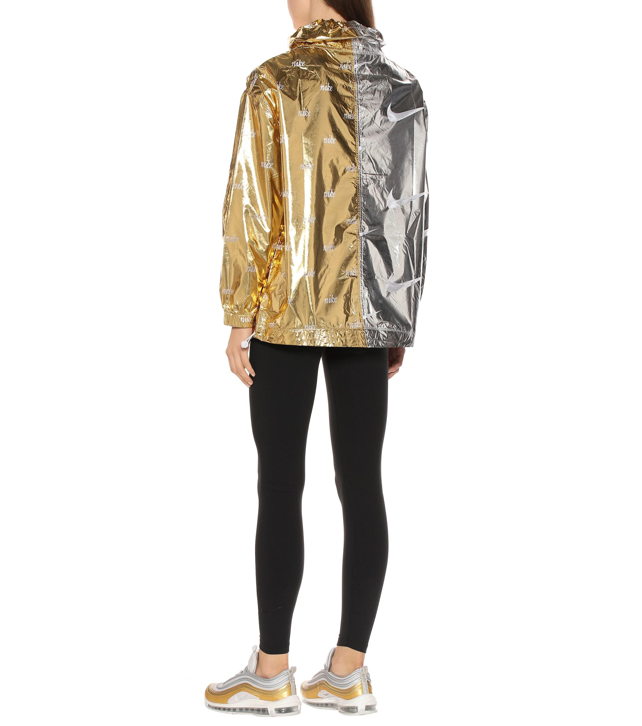 nike metallic clash jacket