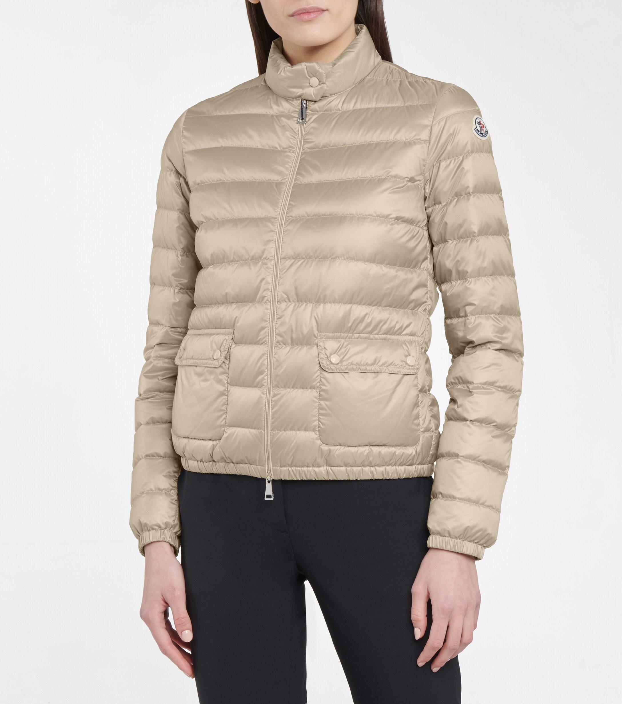 Moncler Lans Quilted Down Jacket in Beige (Natural) - Lyst