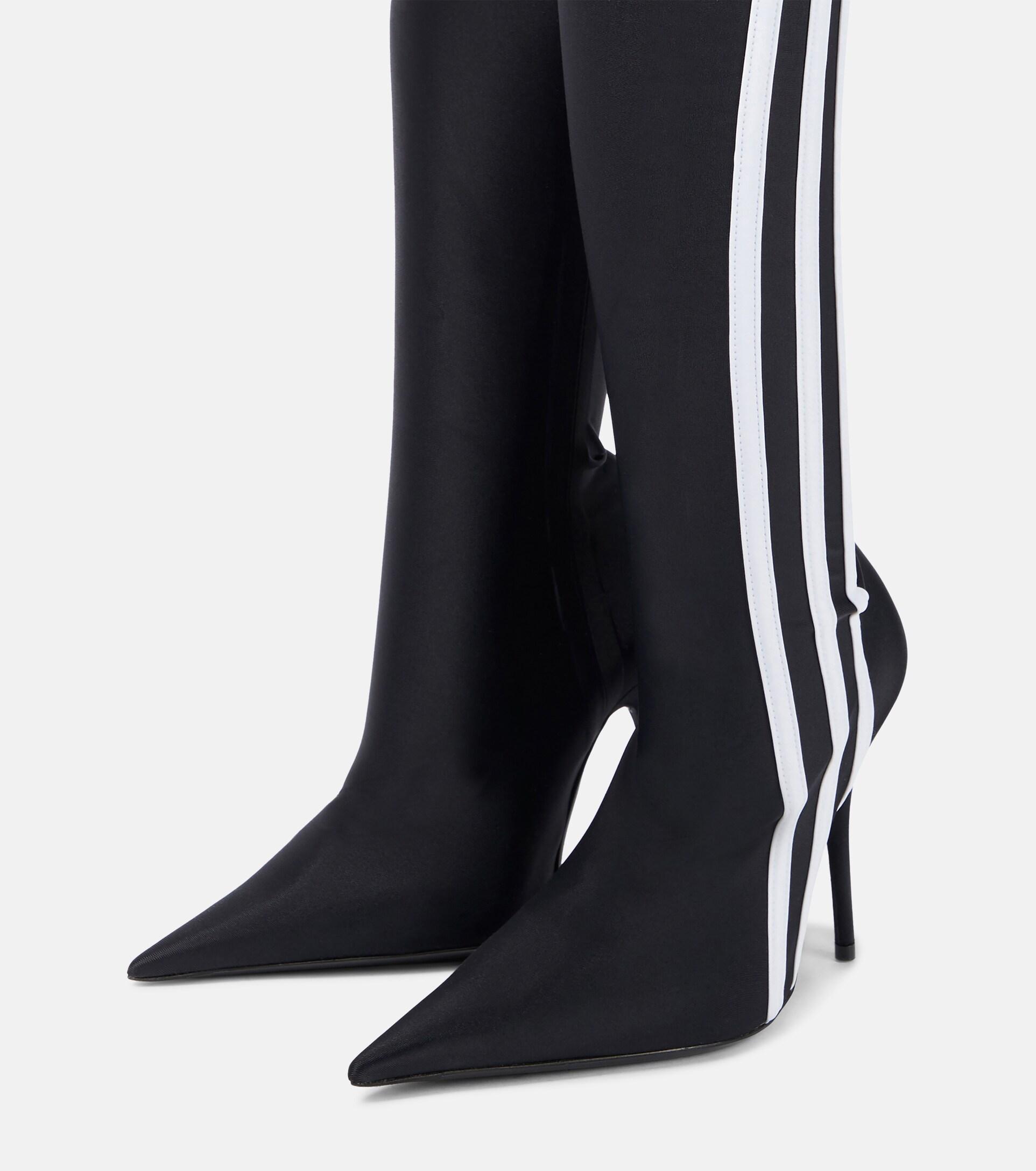 Balenciaga X Adidas Knife Over-the-knee Boots in Black | Lyst