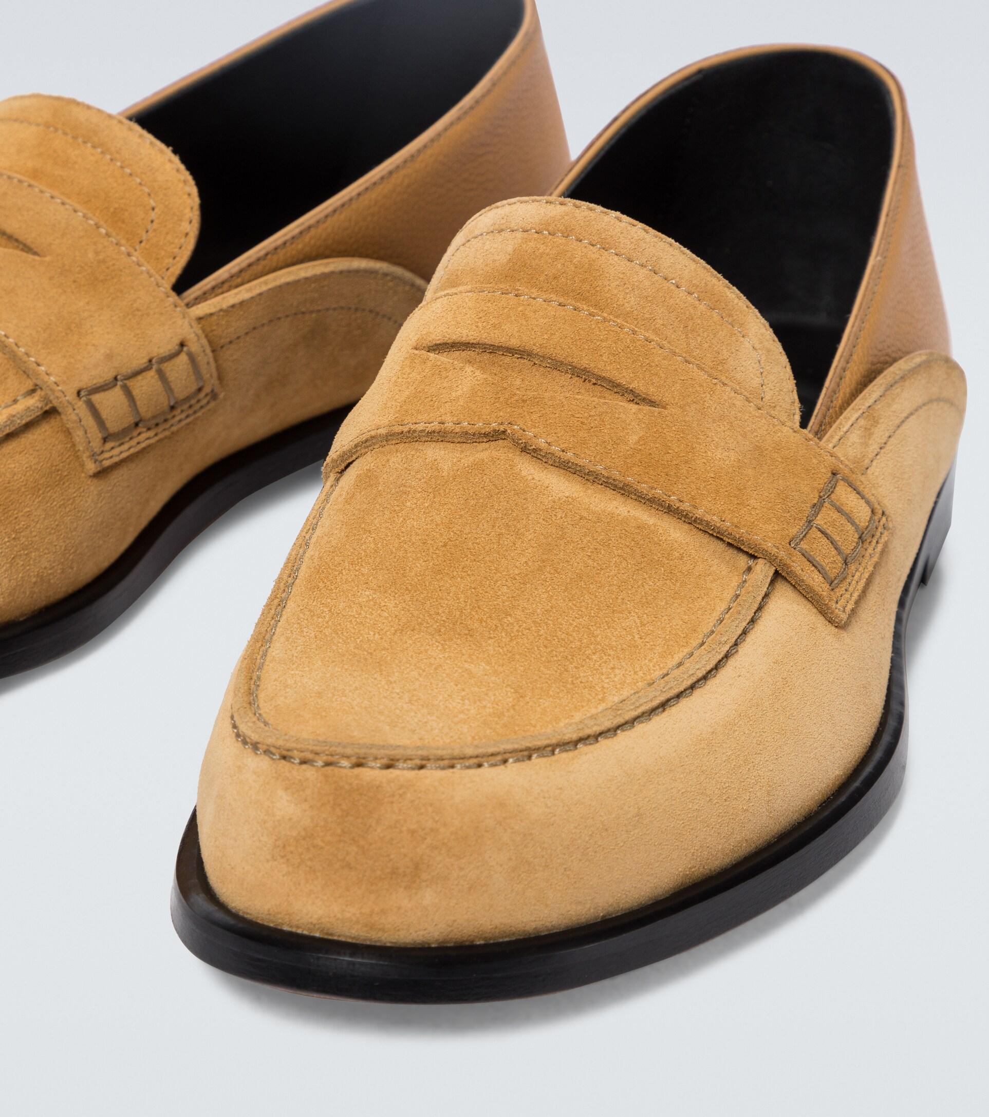 Loewe Slip-on Suede Loafers for Men | Lyst