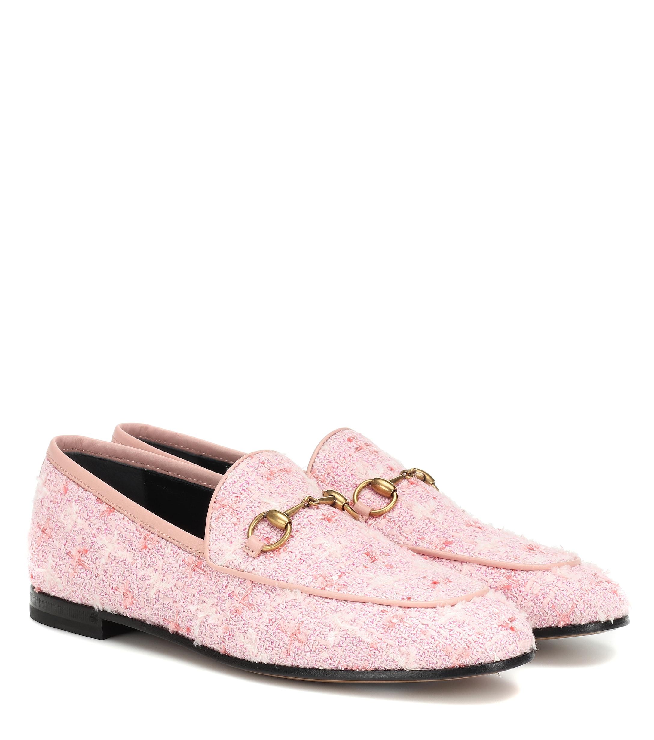 gucci pink loafers
