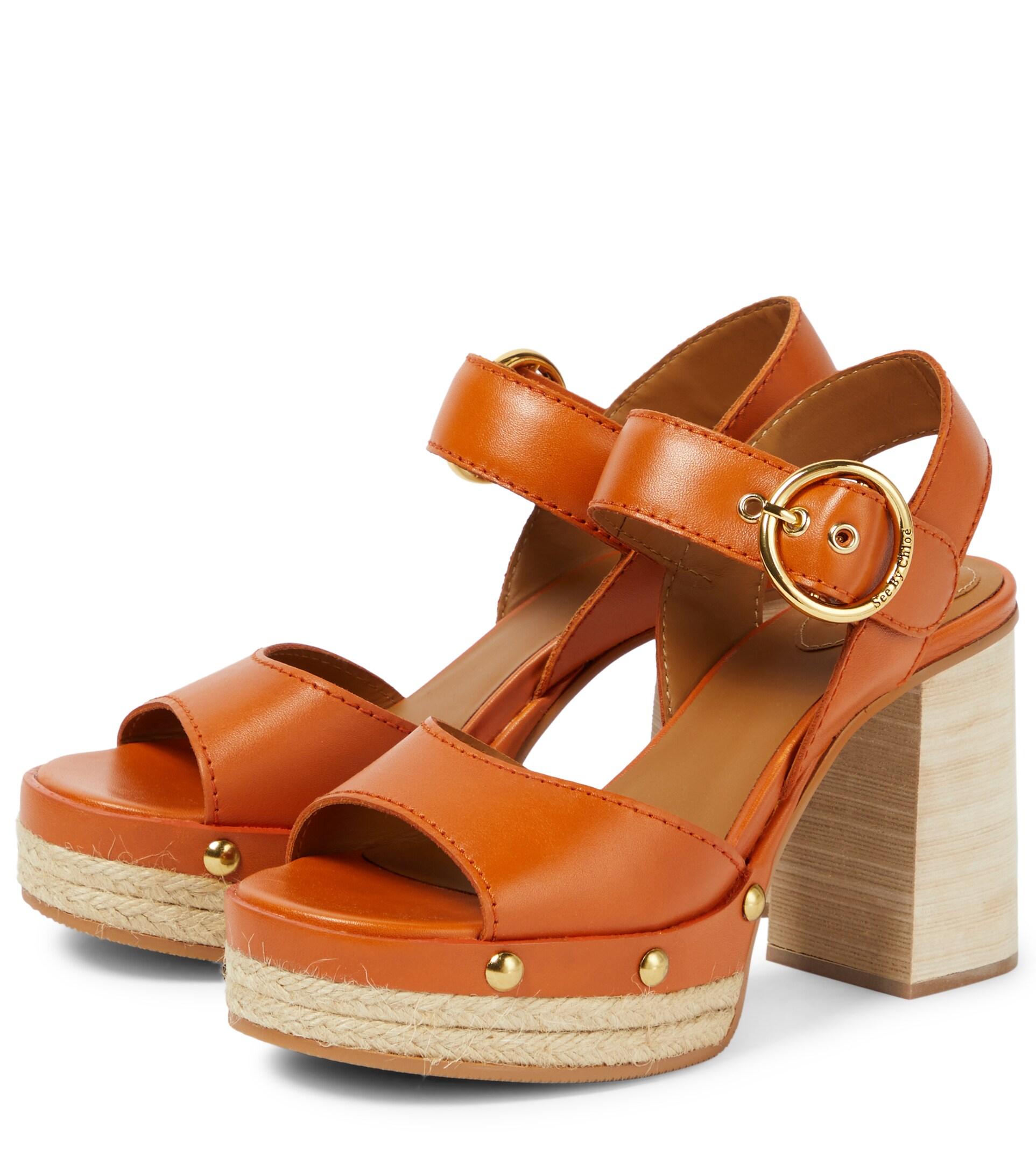 See By Chloé Viviane Leather Clog Sandals