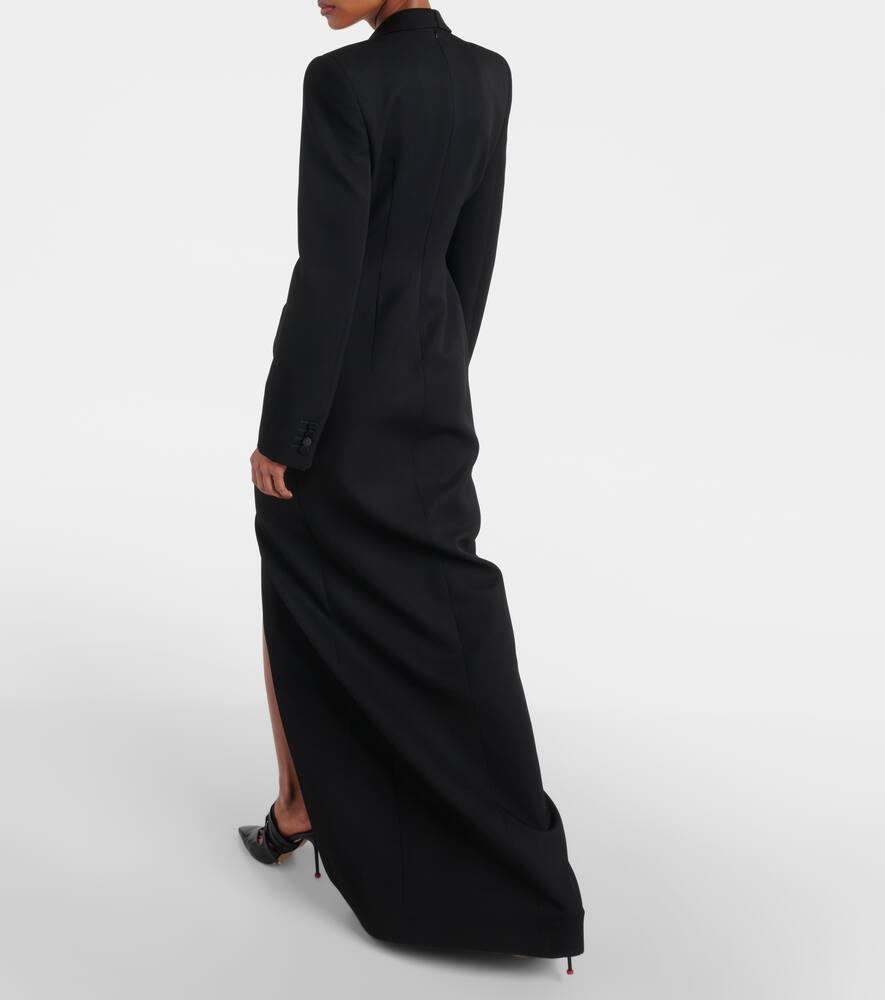 McQueen Long Jacket Dress in Black | Lyst
