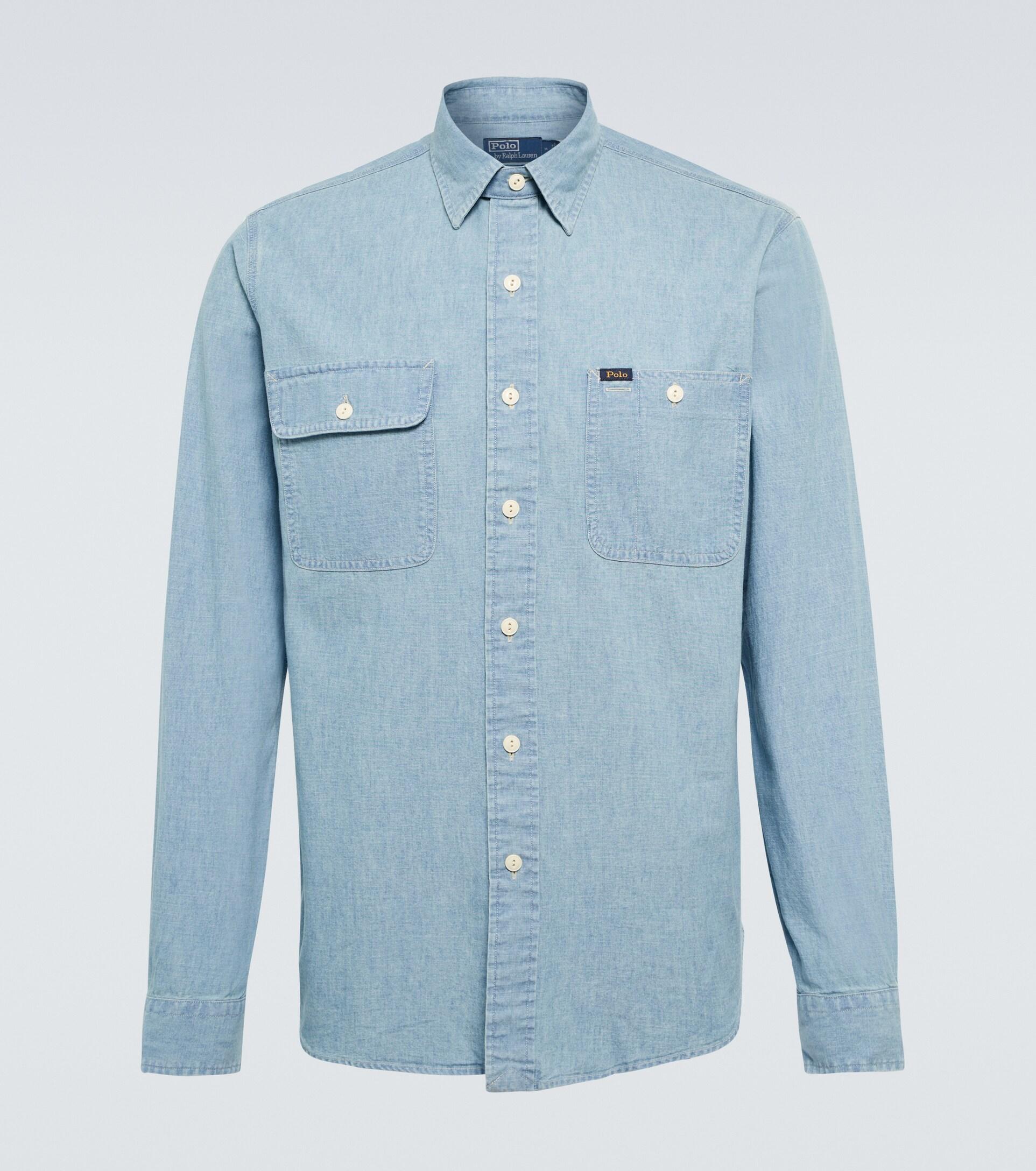 Polo Ralph Lauren Chambray Shirt in Blue for Men | Lyst