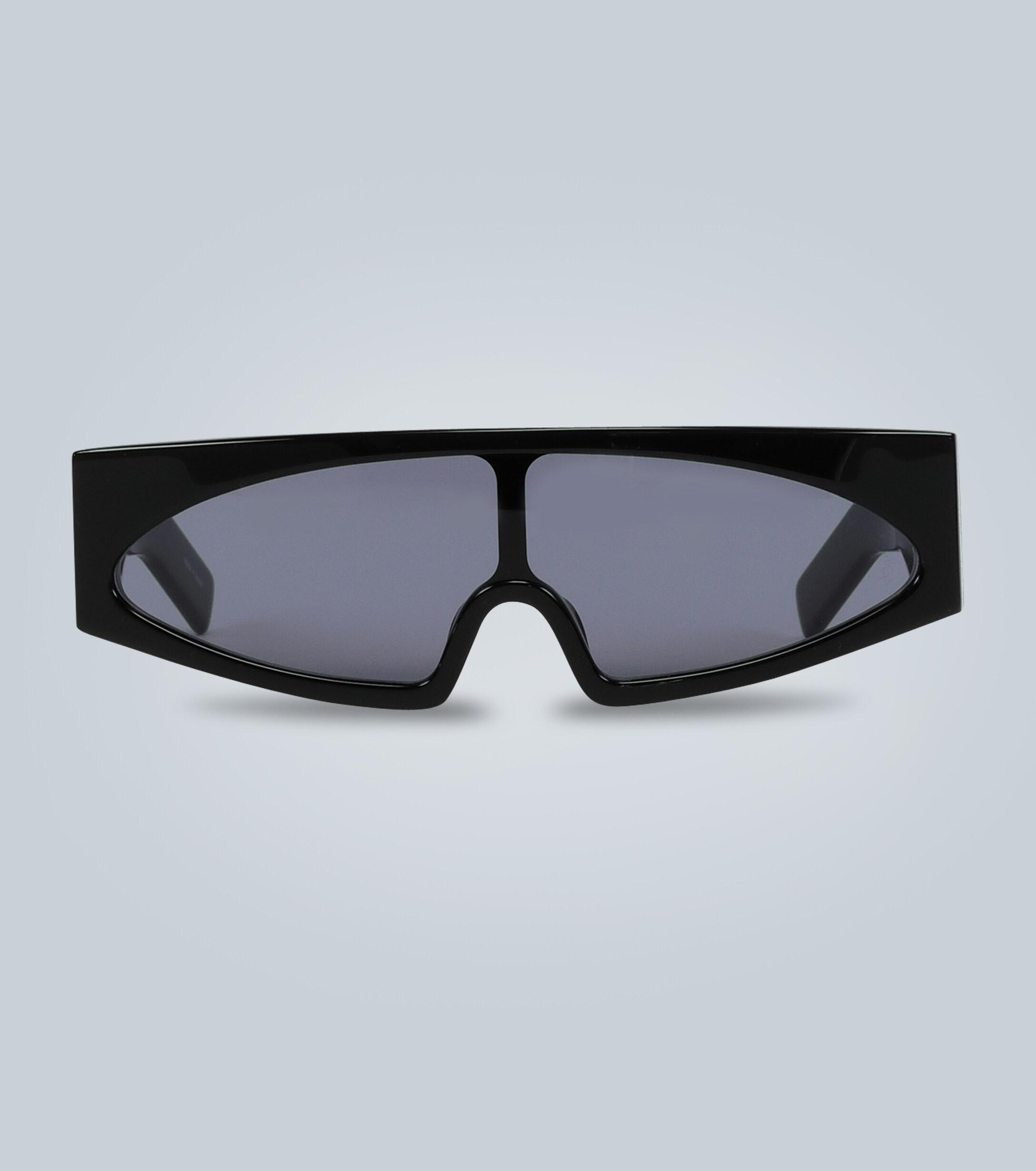 Rick Owens Tecuatl Futuristic Sunglasses in Black for Men | Lyst