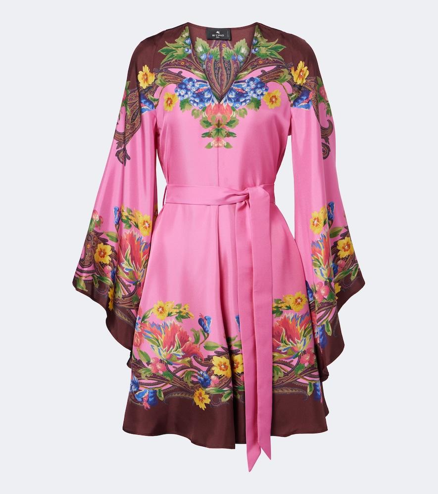 etro lovely day flared mini dress Etro Lovely Day Flared Mini Dress In Yellow - 69% Off