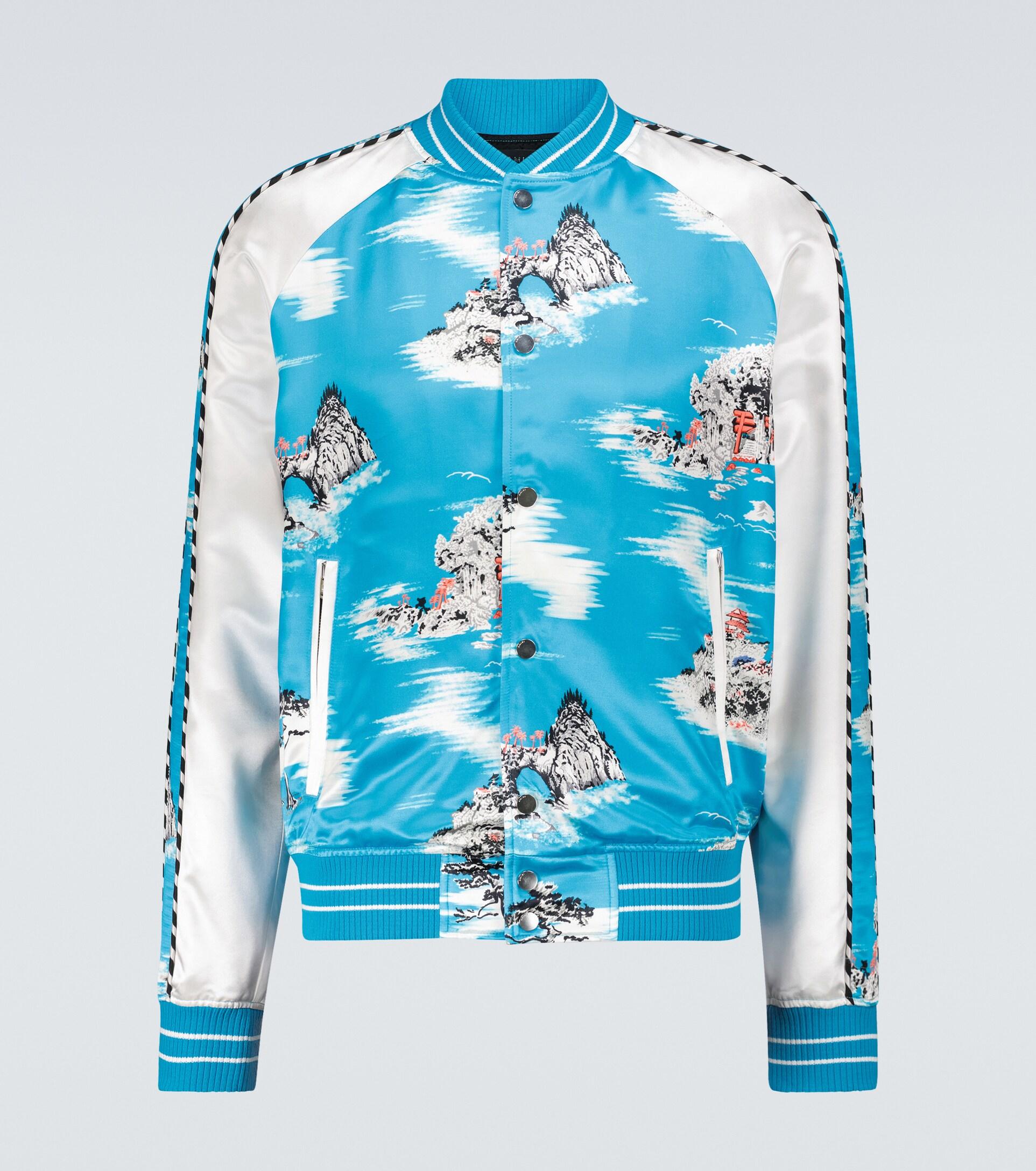 Amiri Hawaiian Silk-blend Bomber Jacket 