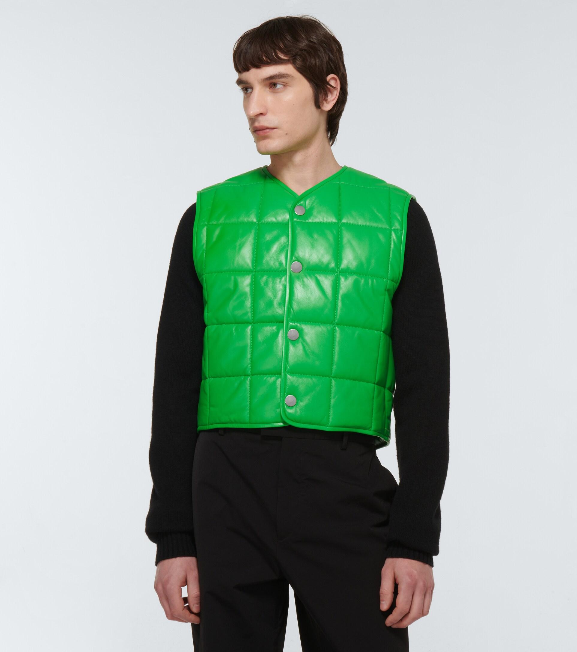 bottega vest green