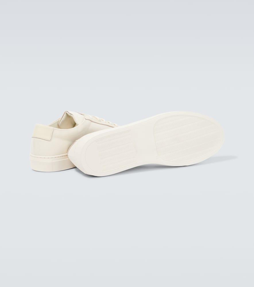 Common Projects Achilles Leather And Canvas Sneakers in White for Men Lyst