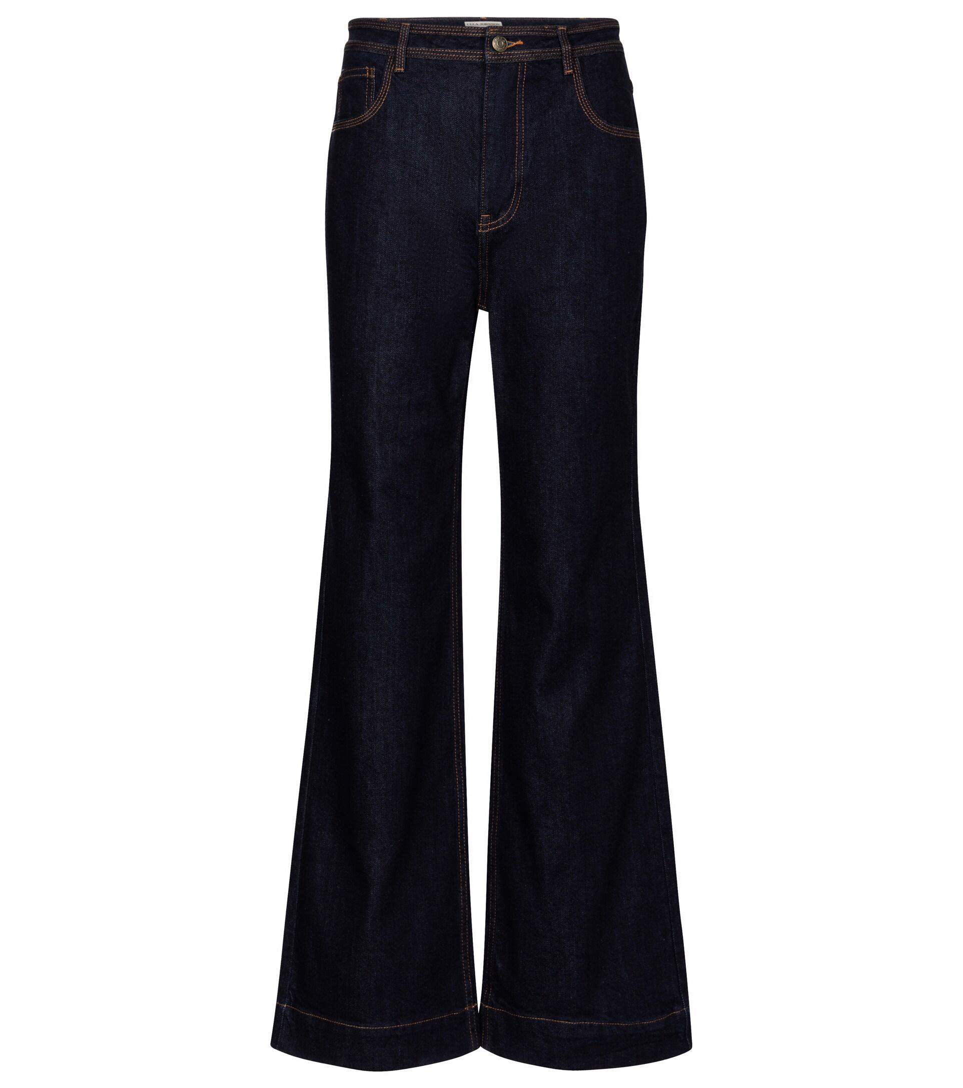 Damen Bekleidung Jeans Ausgestellte Jeans Ulla Johnson Denim High-Rise Jeans Theo mit weitem Bein in Blau 