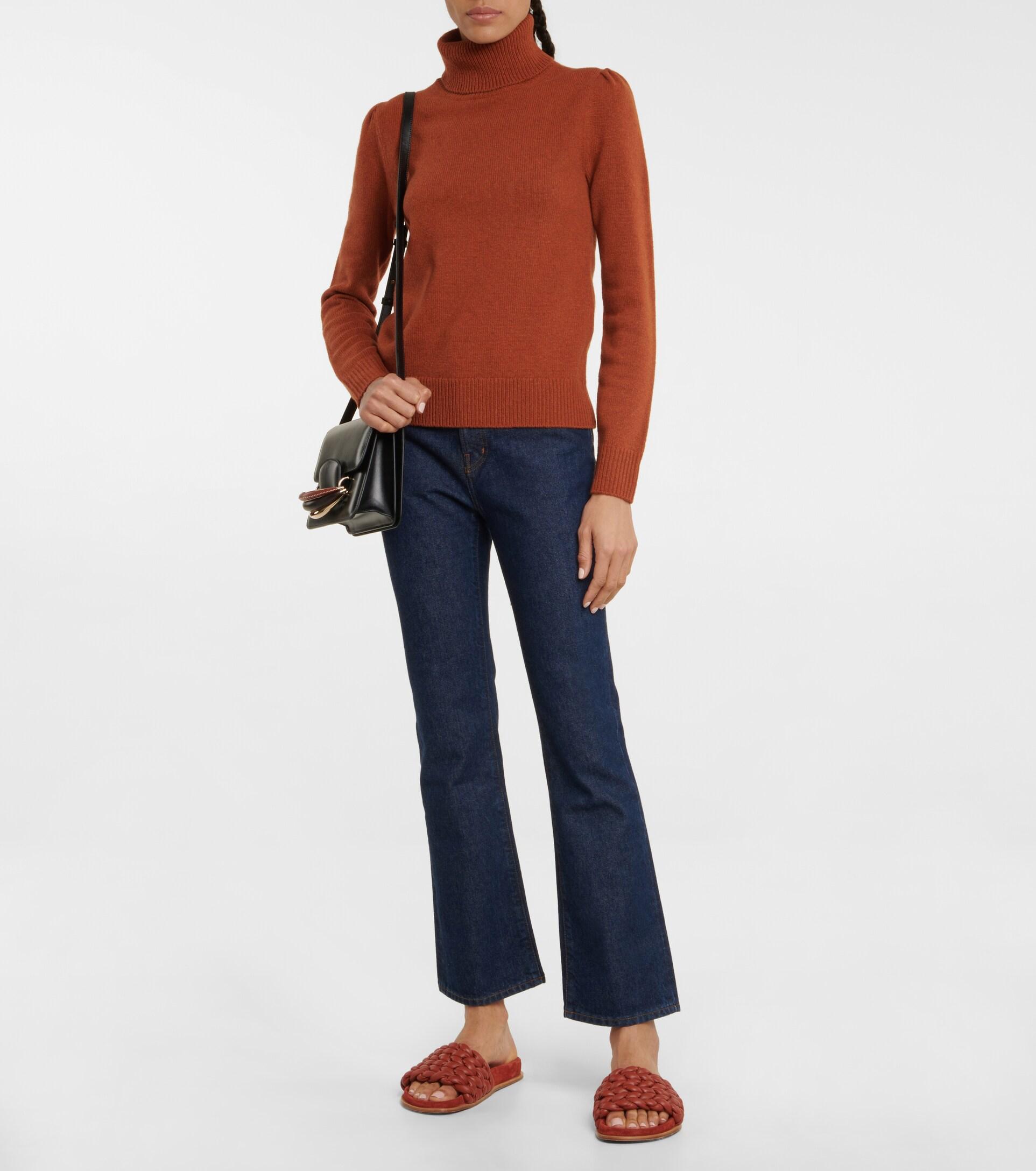 Chloé Chloe Cashmere Turtleneck Sweater 