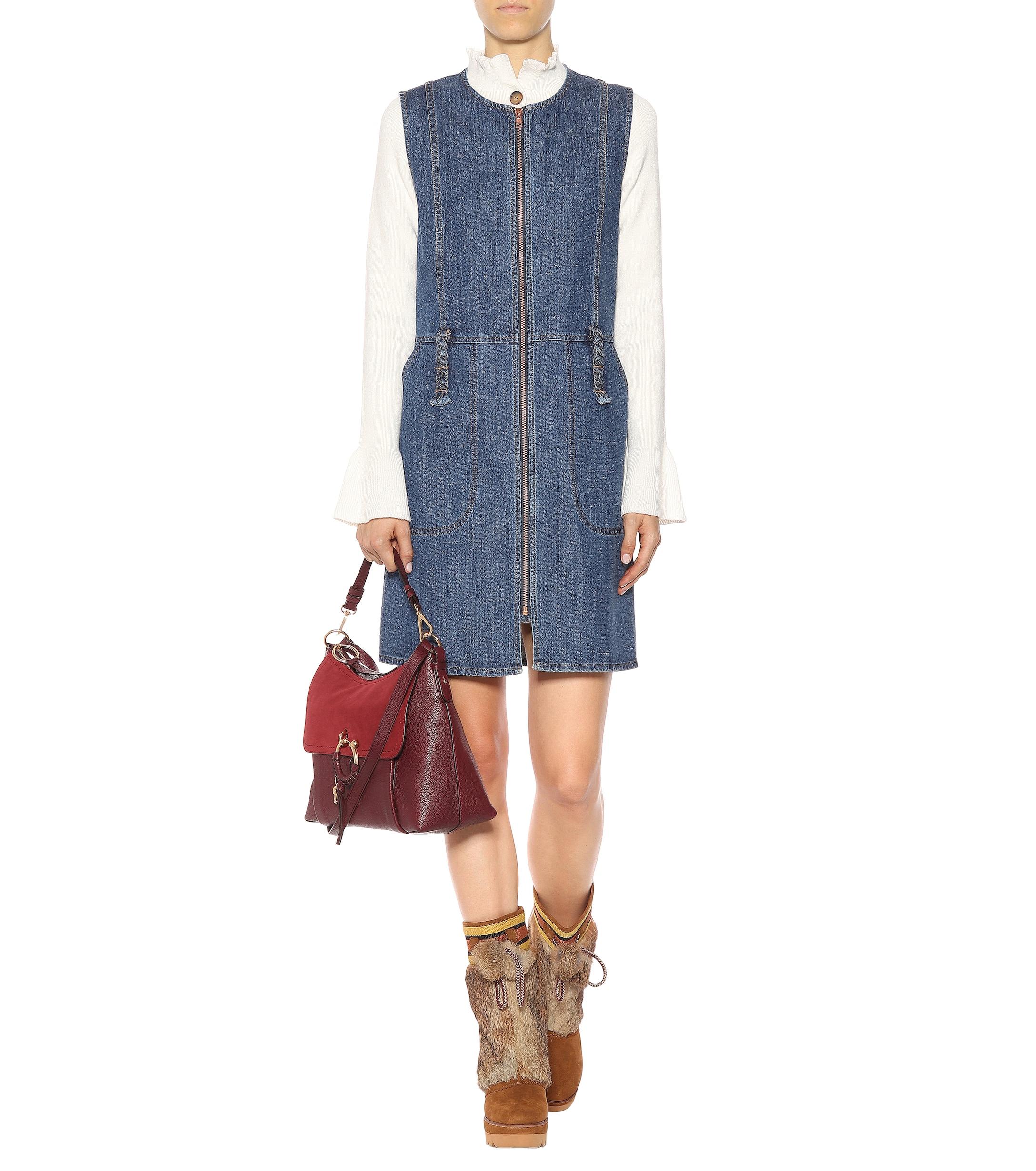 see by chloe fur boots