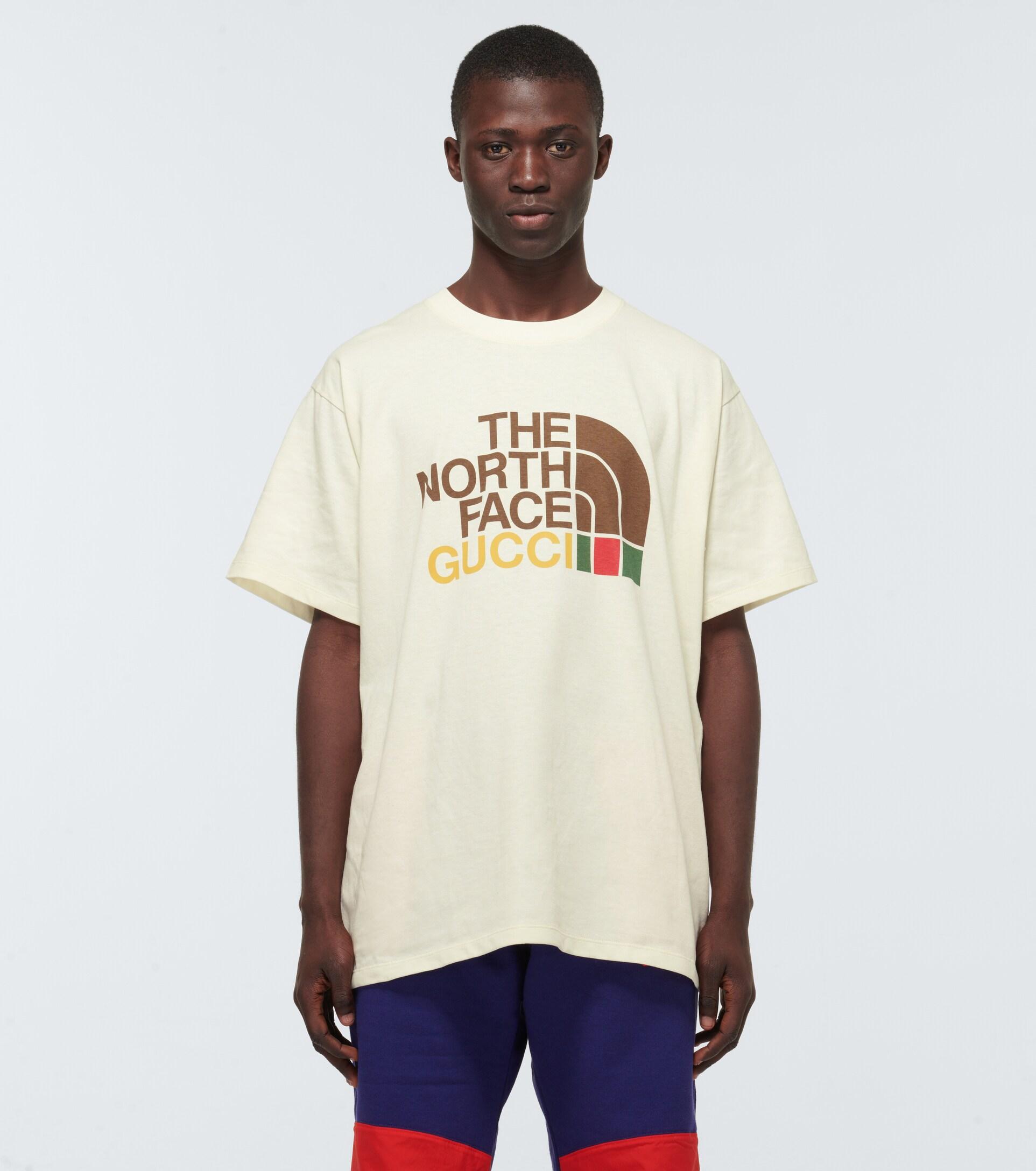 Gucci The North Face X Cotton T-shirt in White for Men | Lyst