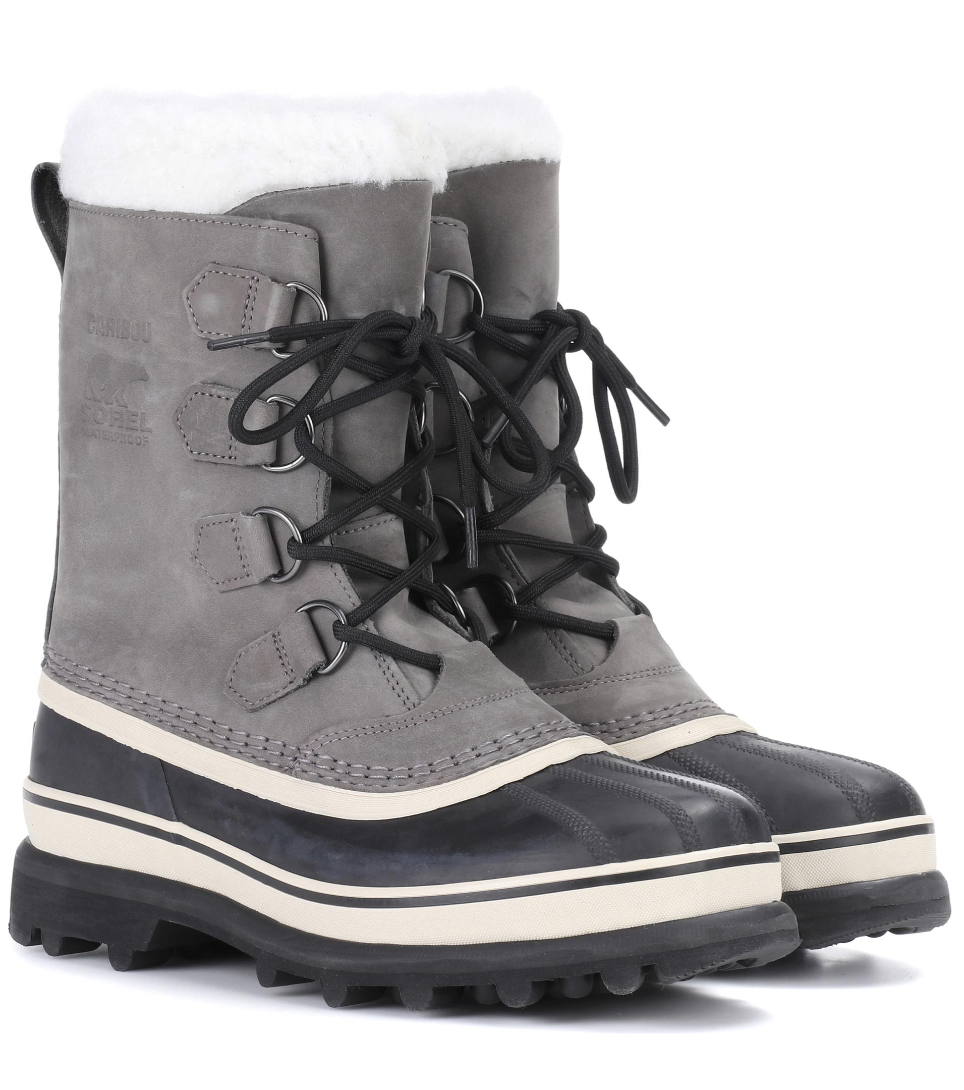 women's gray sorel boots