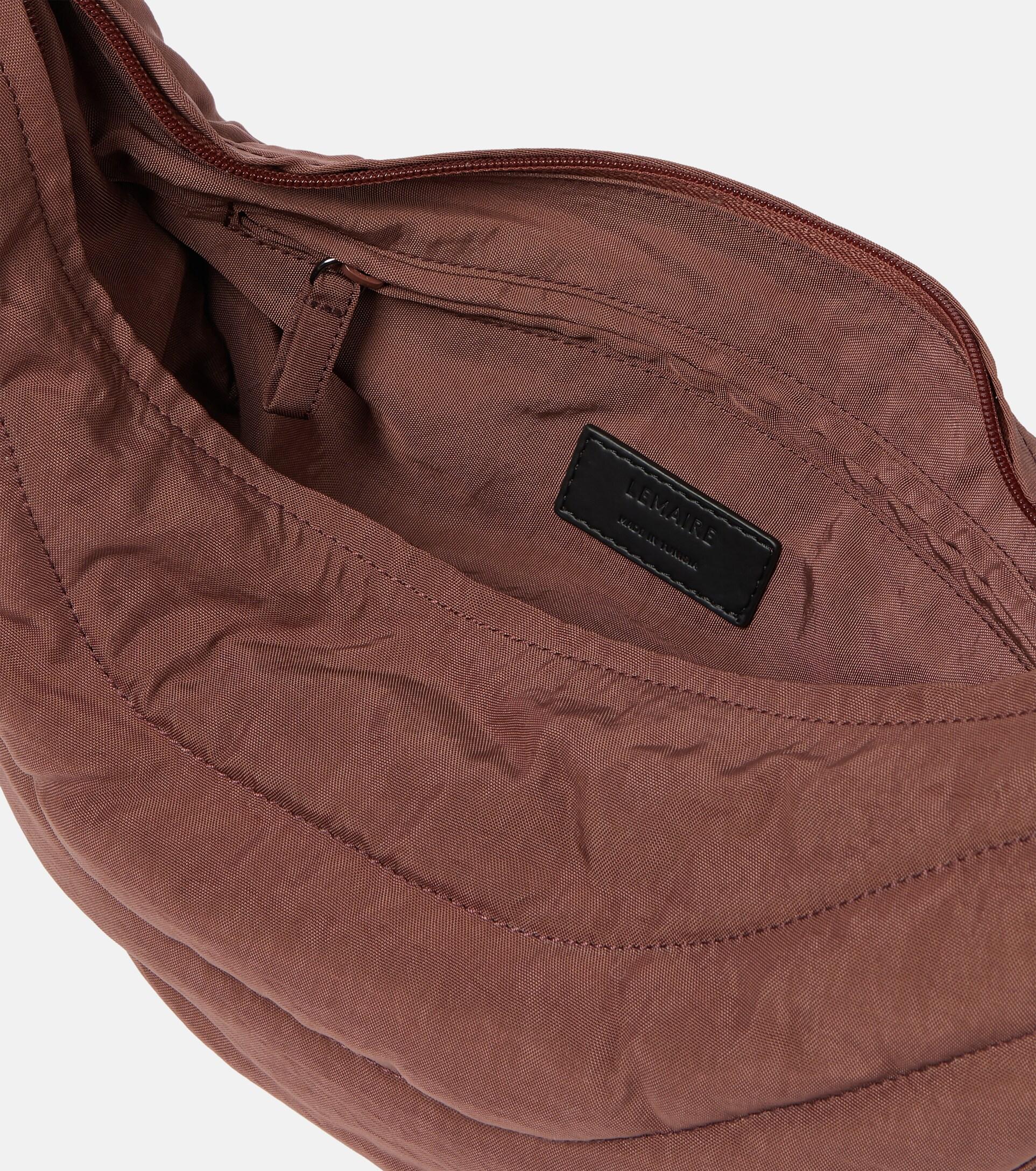 Lemaire Soft Game Nylon Canvas Shoulder Bag in Brown | Lyst