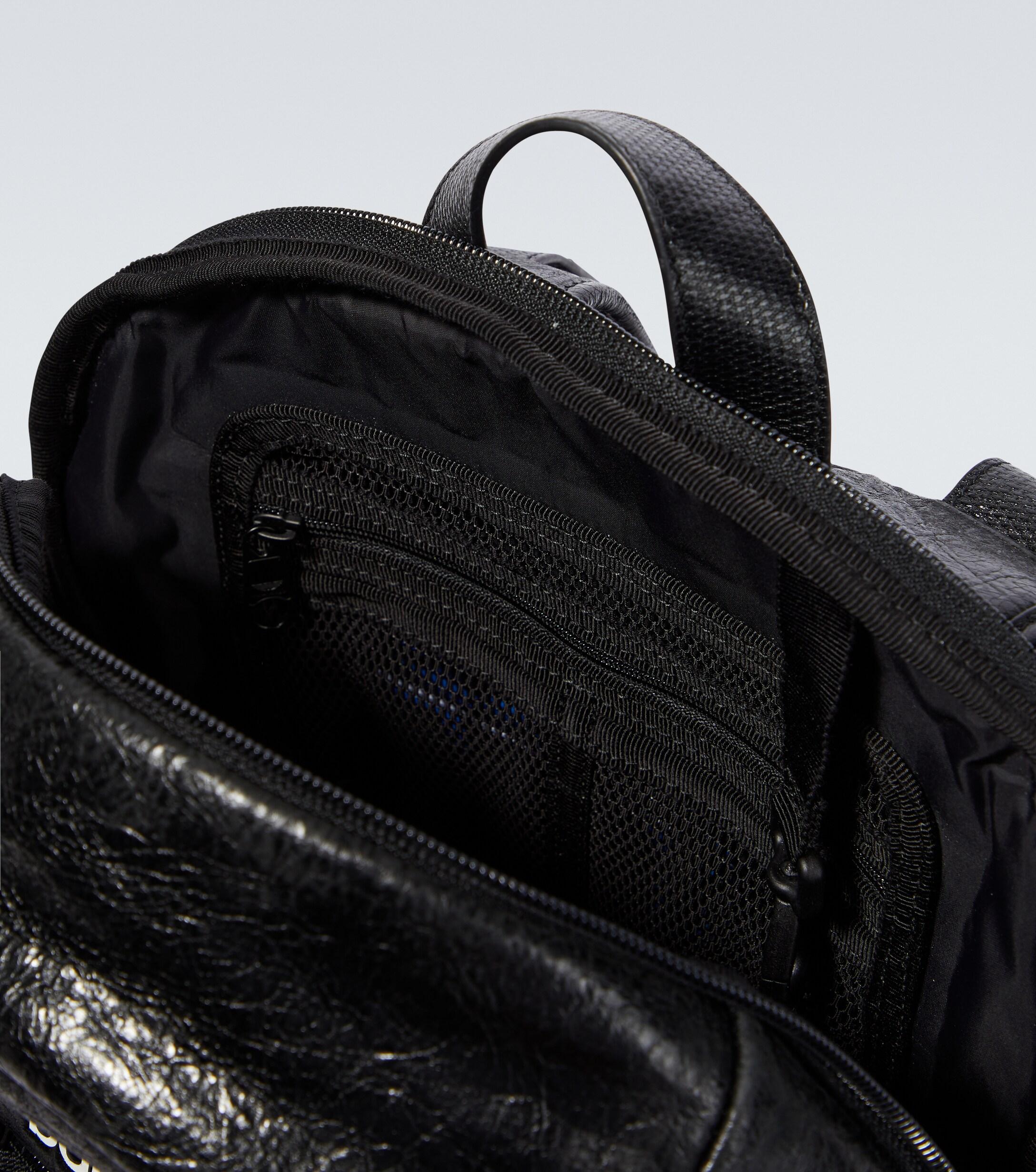 Balenciaga X Adidas Leather Backpack in Black for Men | Lyst Canada
