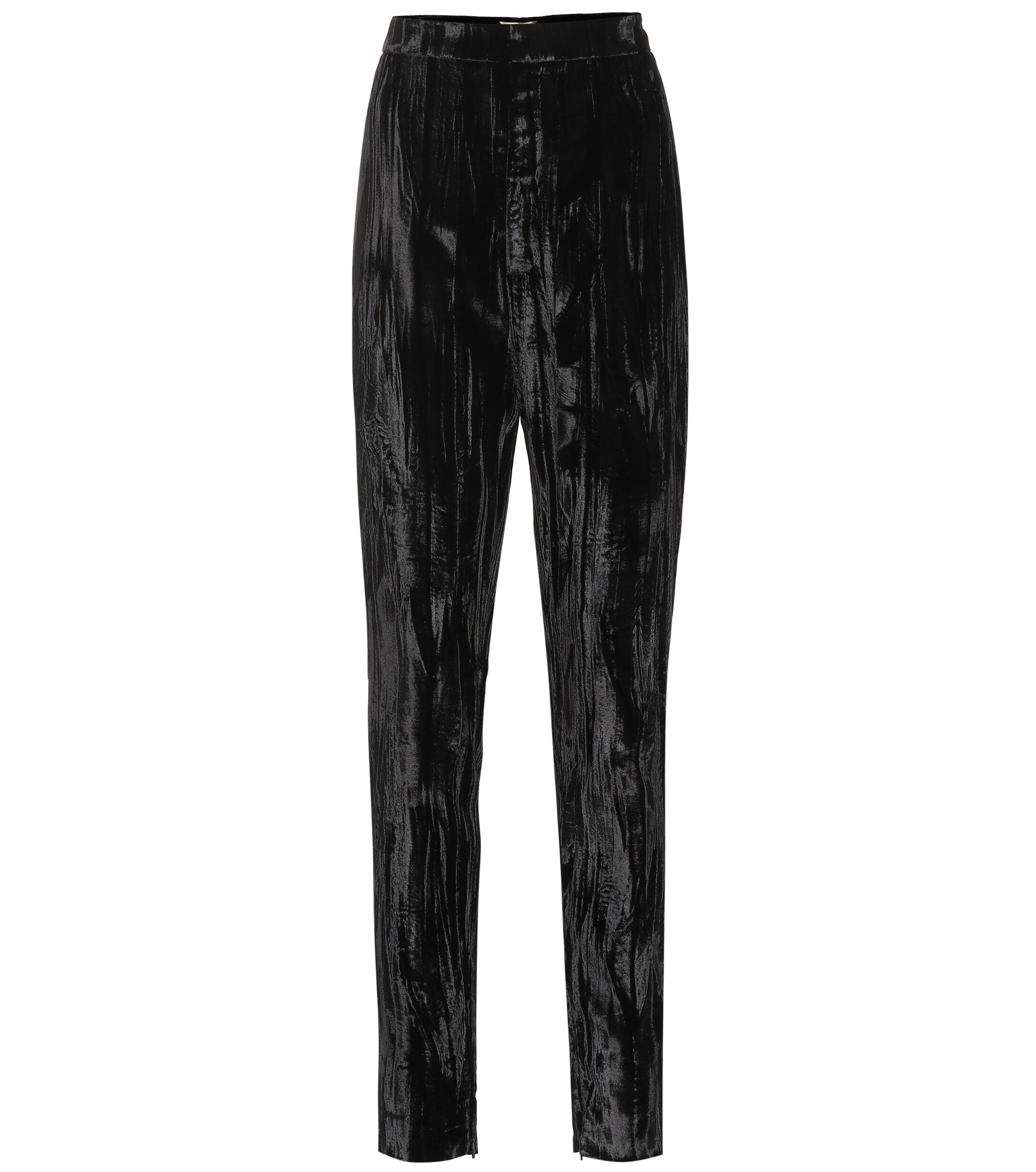 Saint laurent velvet pants Clearance
