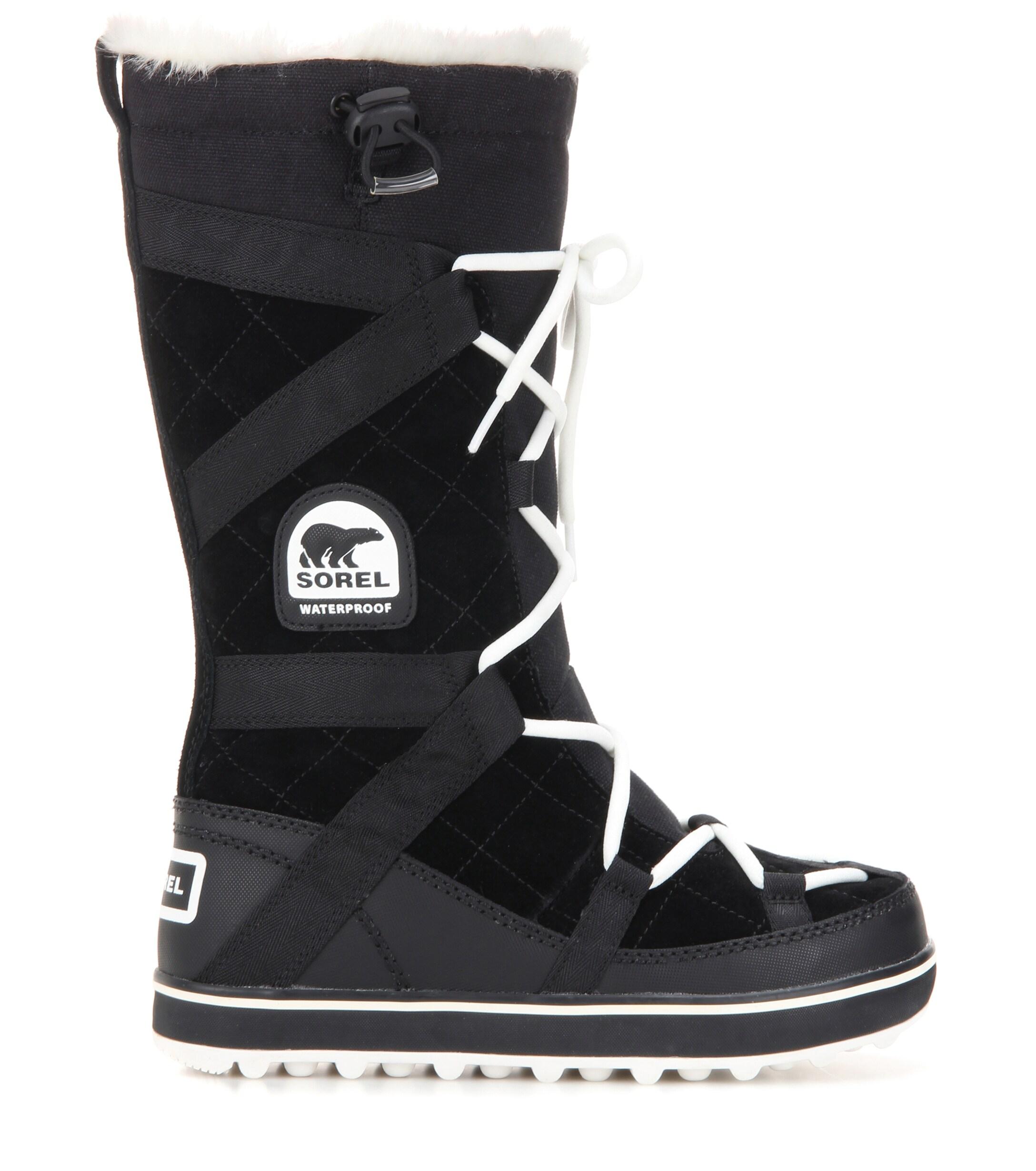Sorel Glacy Explorer Suede Boots in 