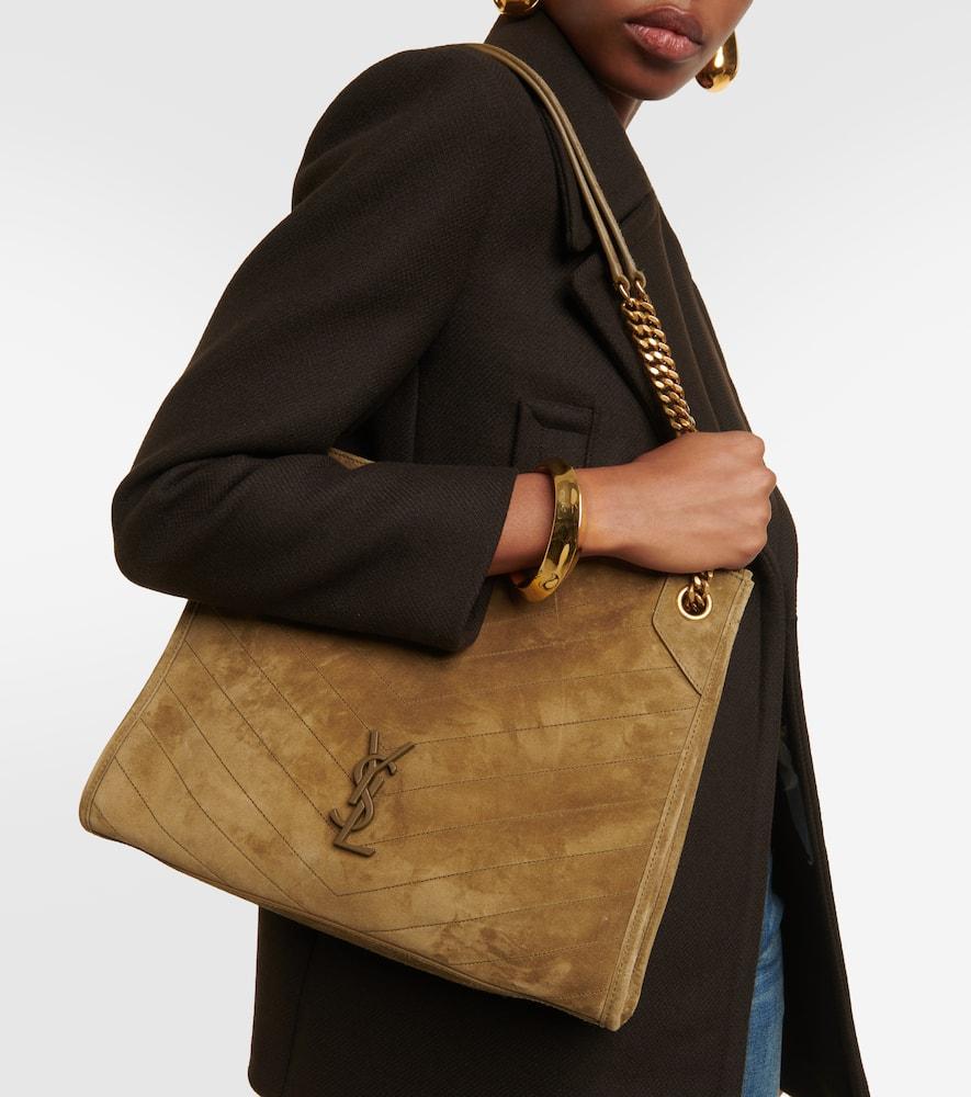 Ysl niki medium suede sale