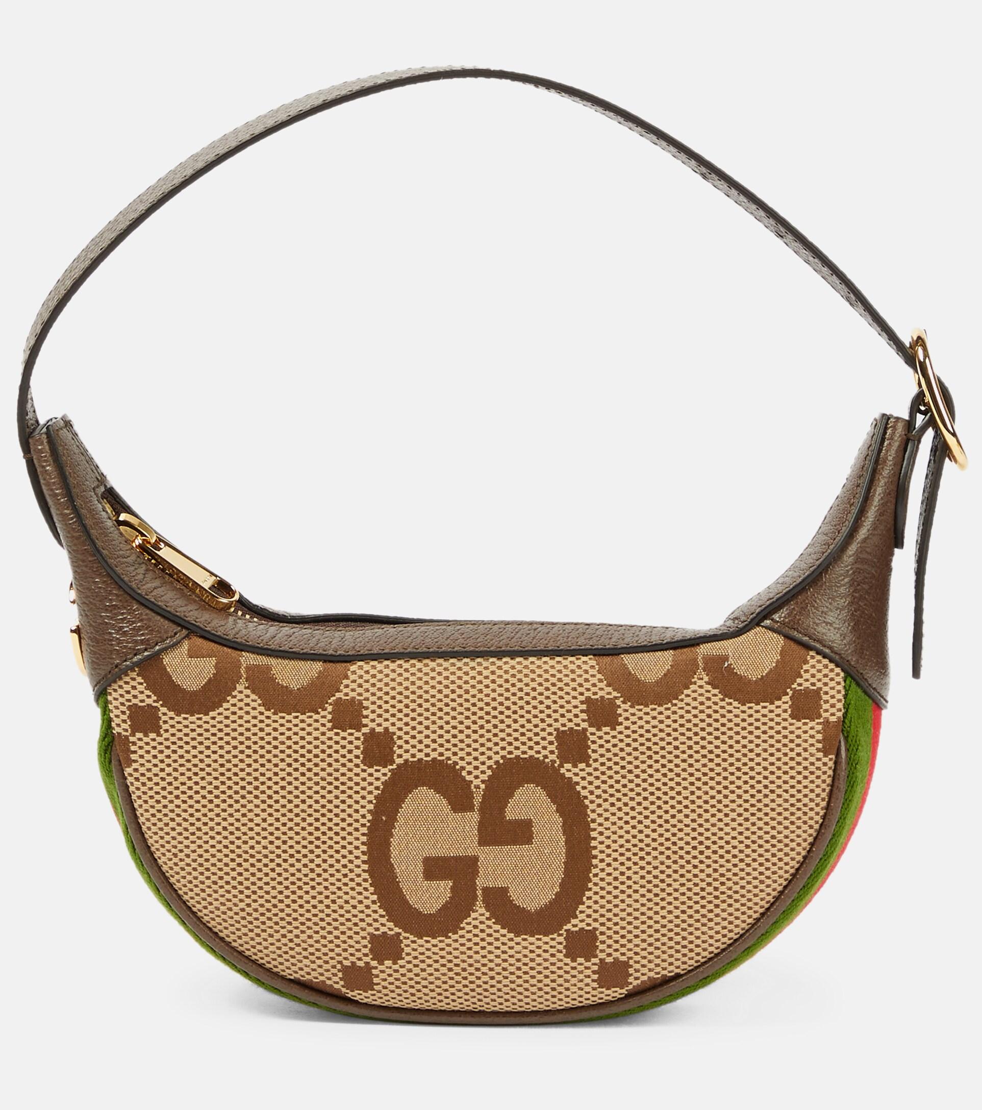 Gucci Ophidia GG Mini Shoulder Bag in Brown | Lyst
