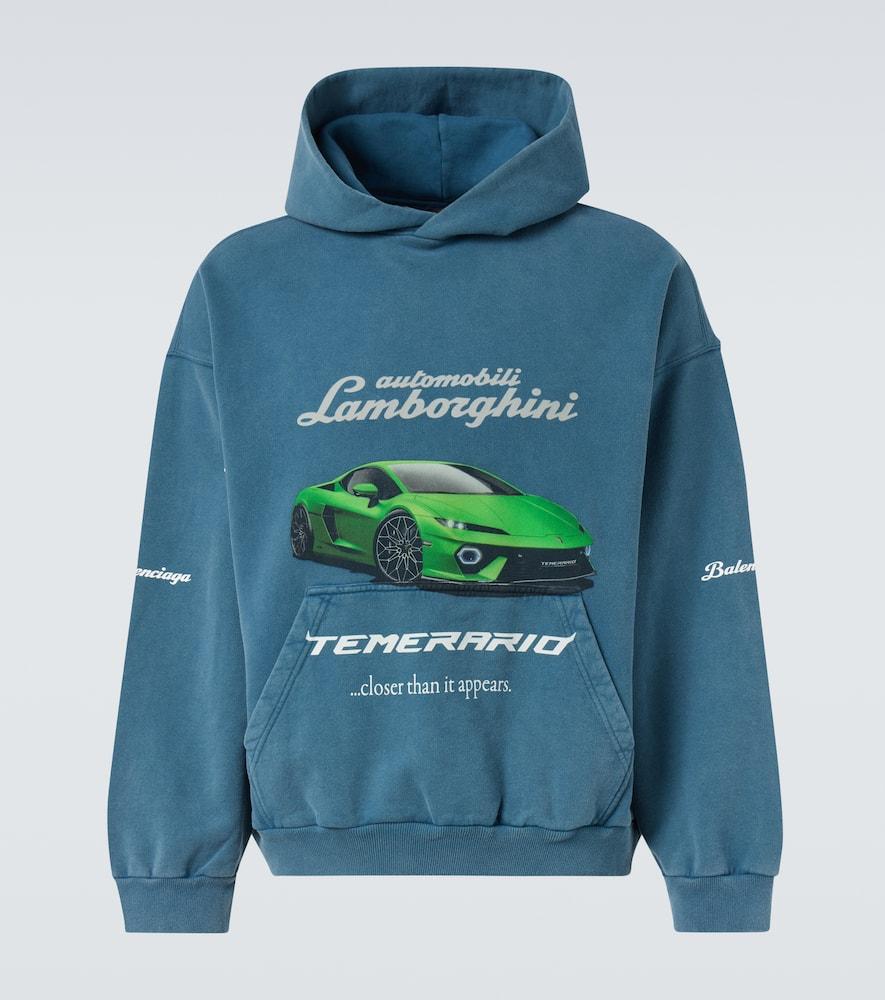 【BALENCIAGA】Automobili Lamborghini Hoodie フーディ Balenciaga Automobili Lamborghini Hoodie | Black | FARFETCH