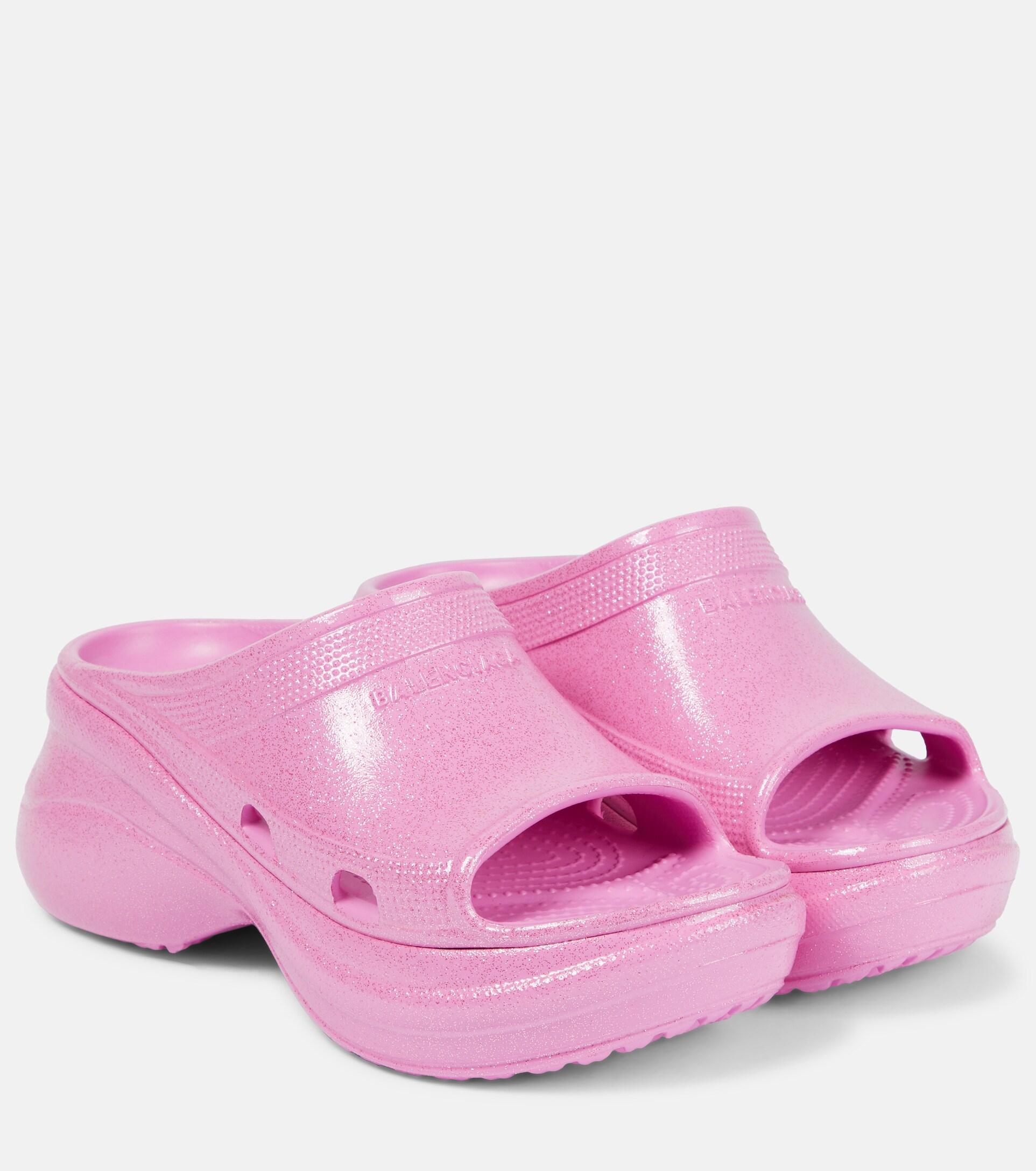 Balenciaga Womens Chunky Platform Slide Sandals  Bloomingdales