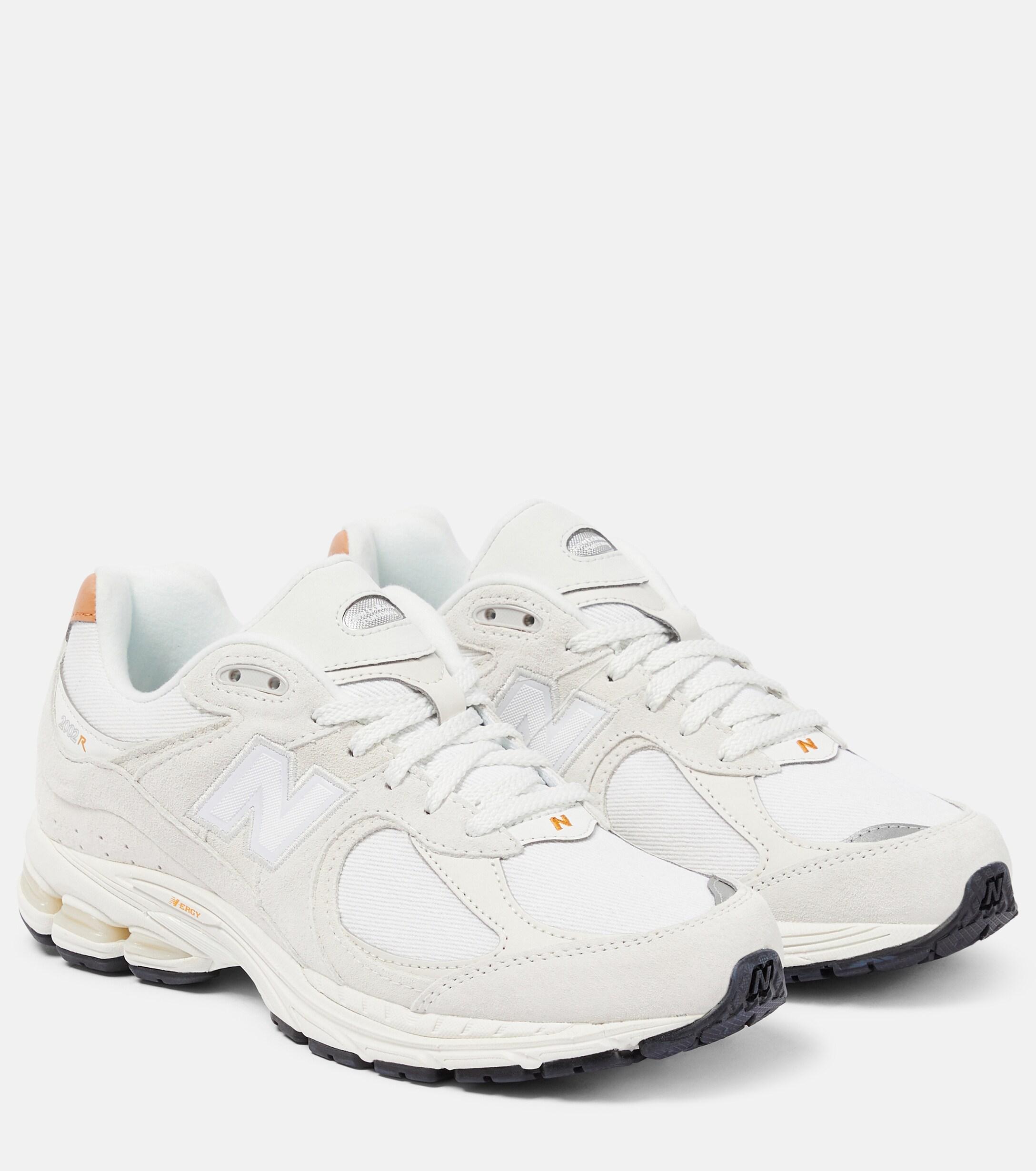 New Balance 2002r Leather Sneakers in White Lyst UK