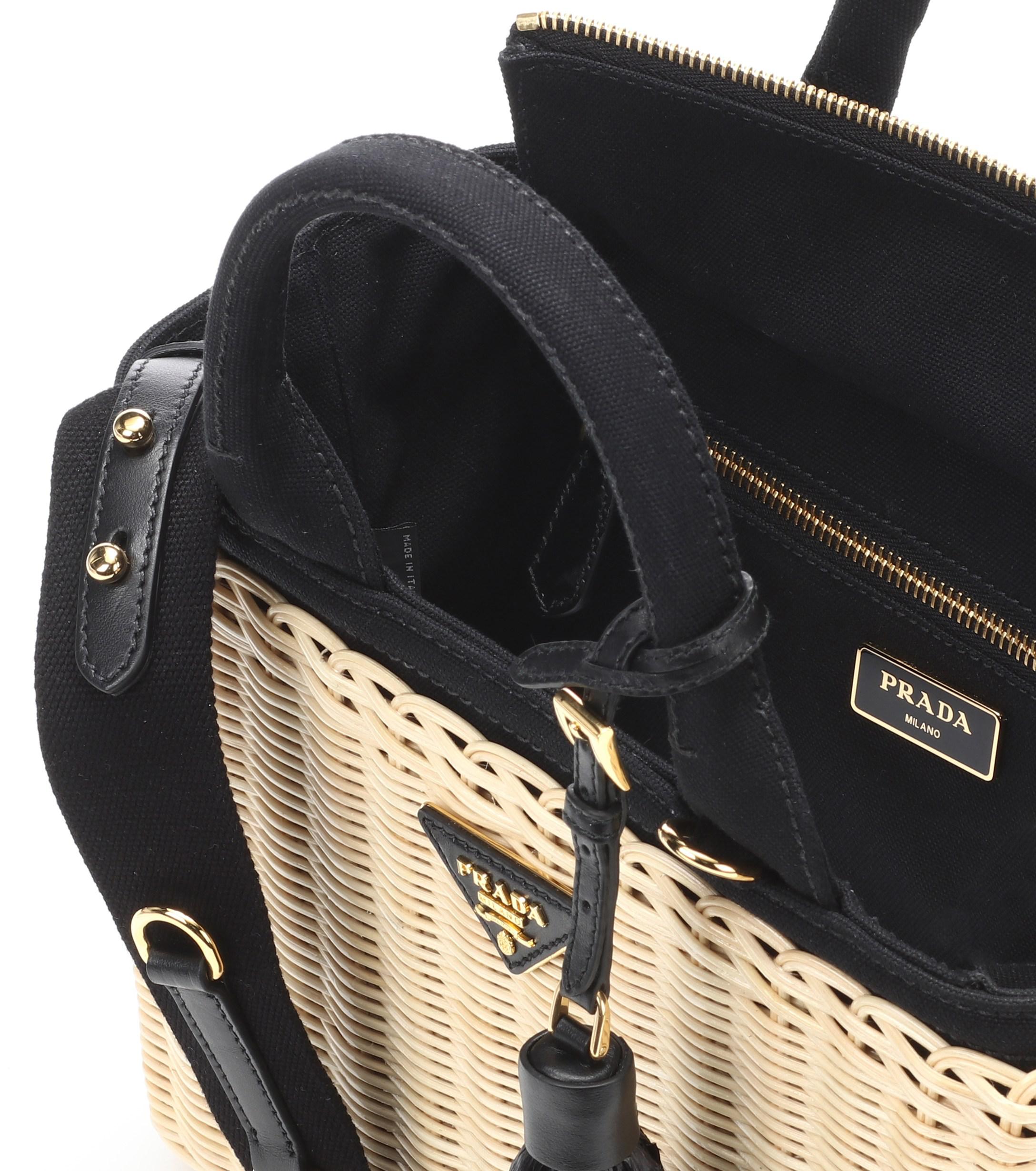 prada bamboo basket bag