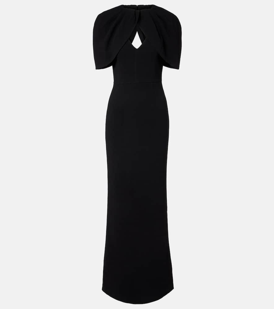 【REBECCA VALLANCE】Cabaret Roses Gown ホルターネックガウン A timelessly elegant style in a standout print: The Cabaret