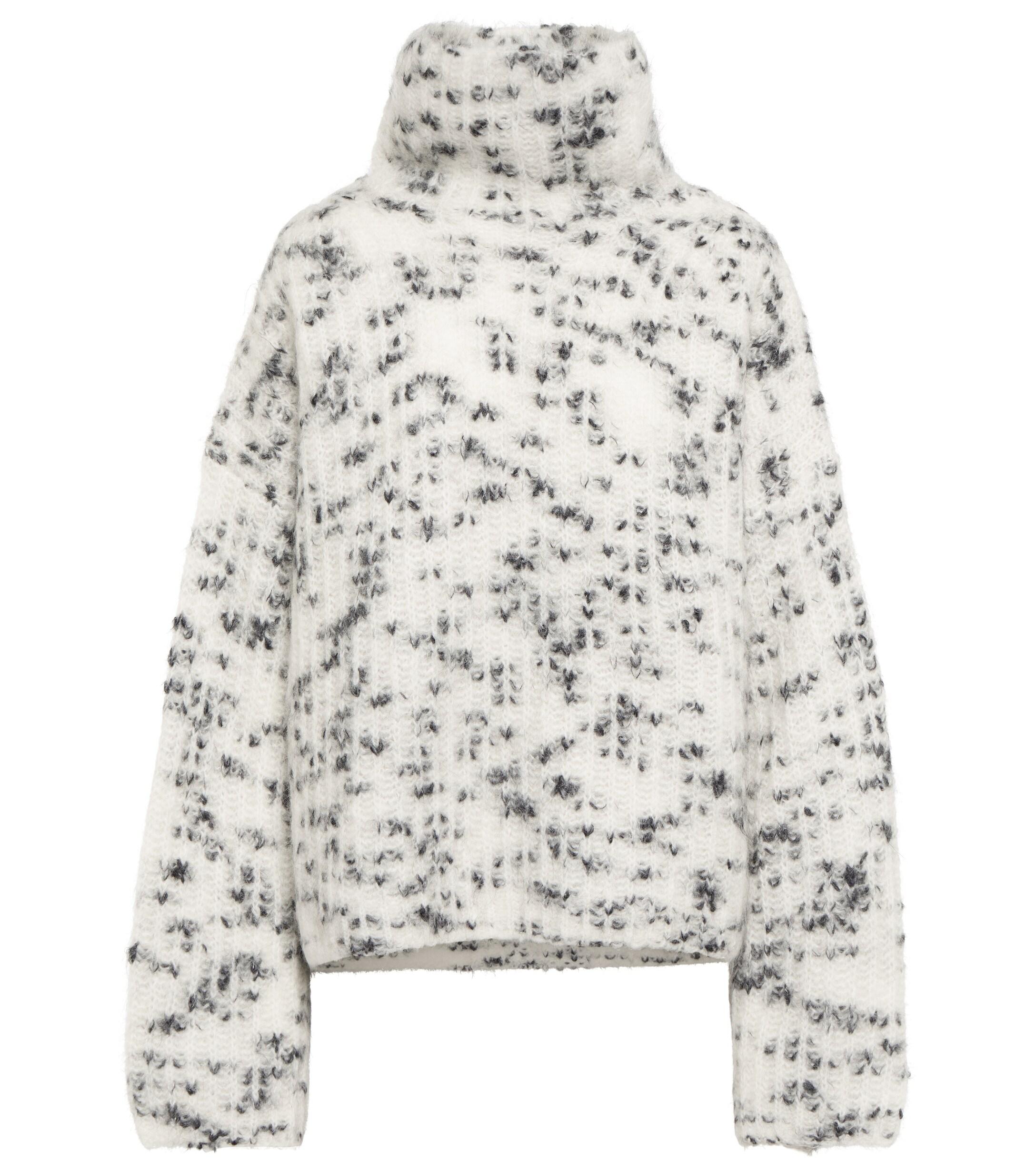 wool blend turtleneck sweater