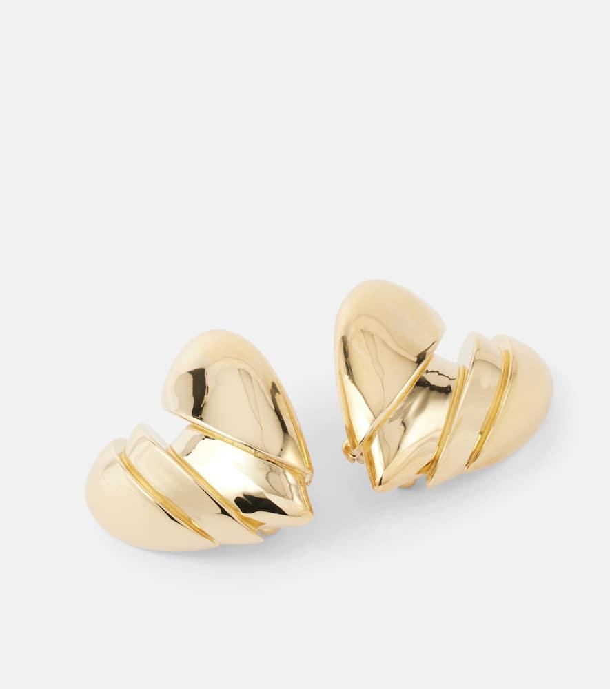 ピアス AMINA MUADDI Earring (MULTIRINGHOOPSM GOLD) Multi Ring Small embellished hoop earrings in gold - Amina