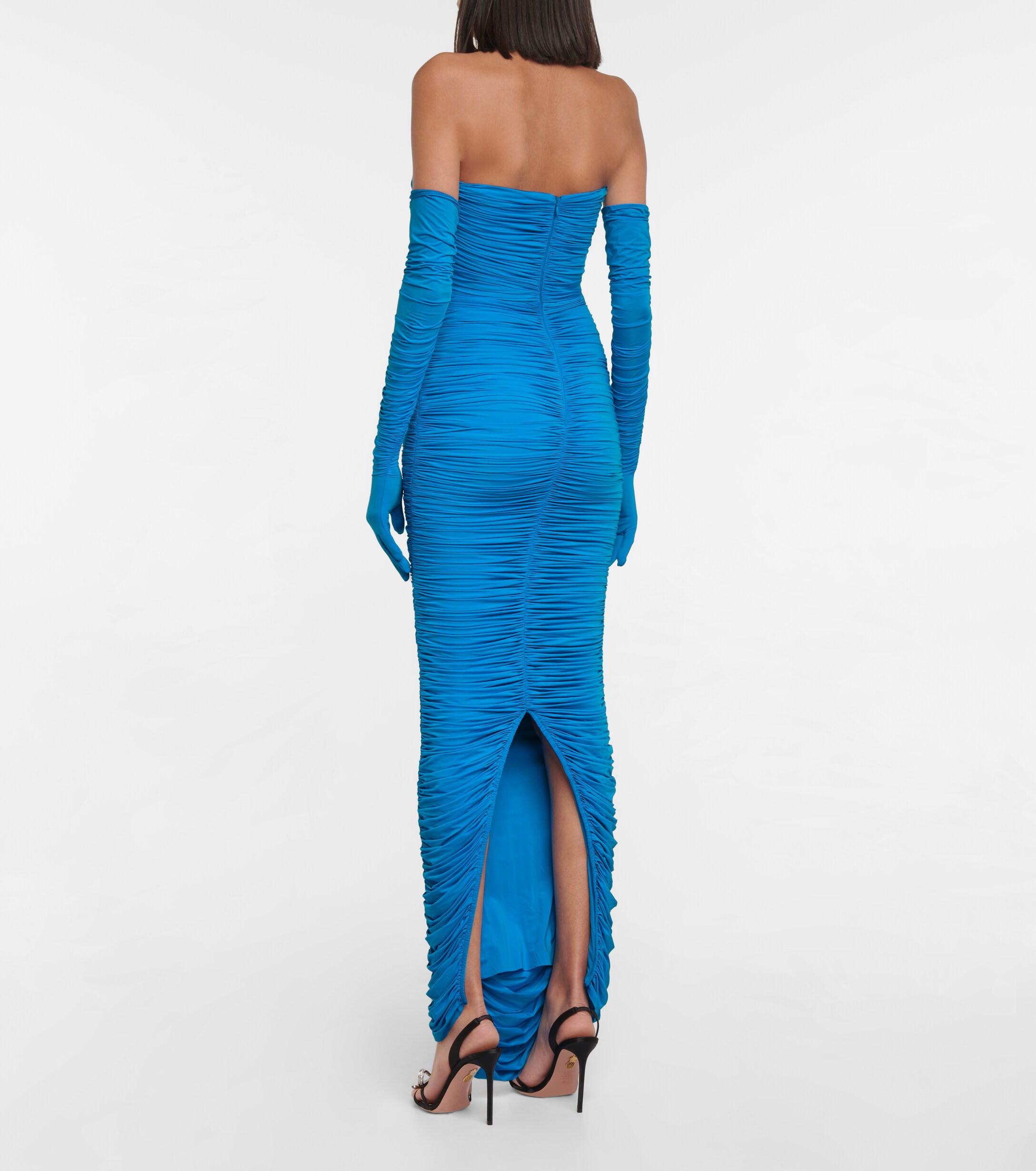 huntley gown with gloves