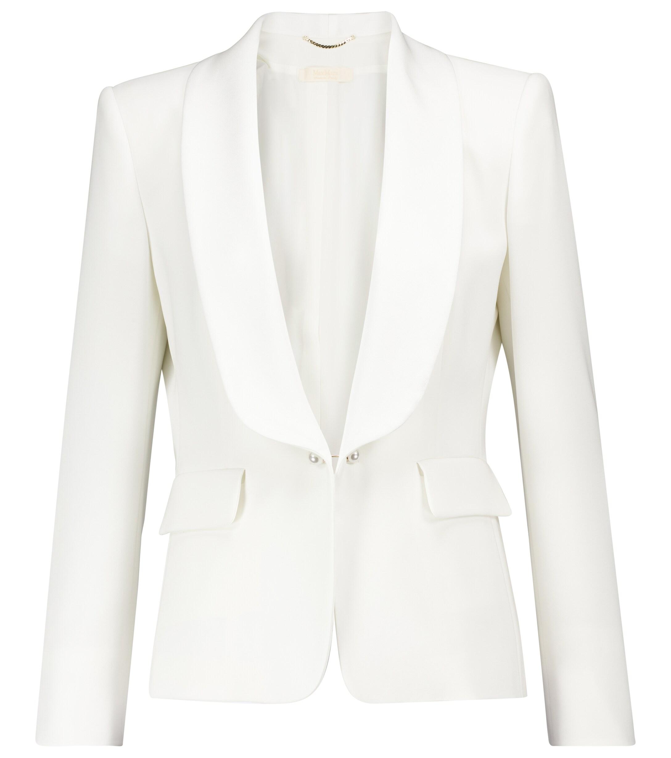 max mara white blazer