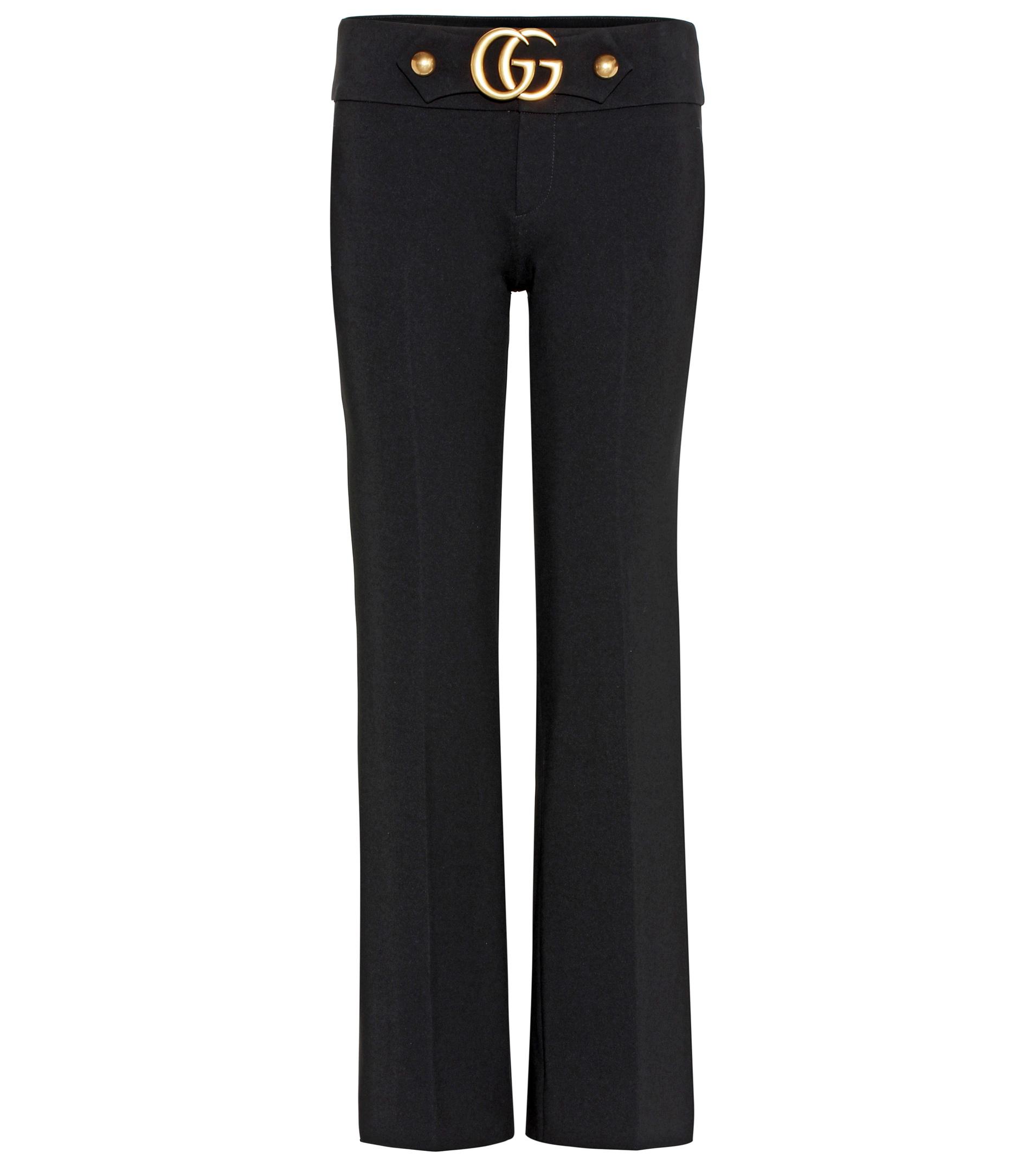gucci gabardine stretch pants