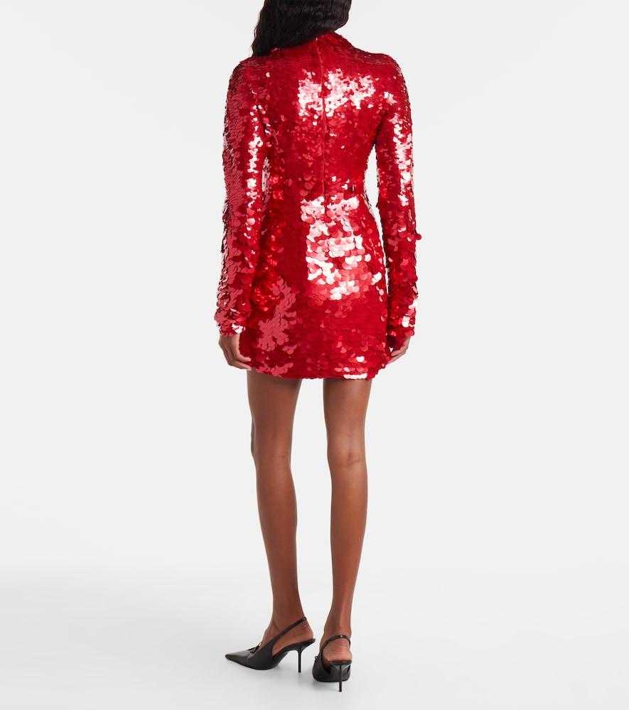 sportmax sequin dress Sequined jersey maxi dress in white - Sportmax