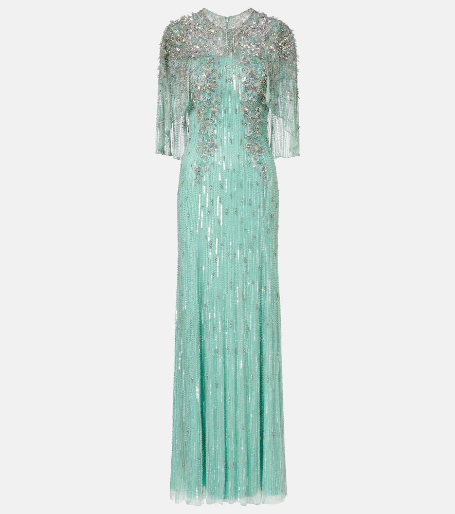 green emerald velvet dress Tana Pale Aqua Dress