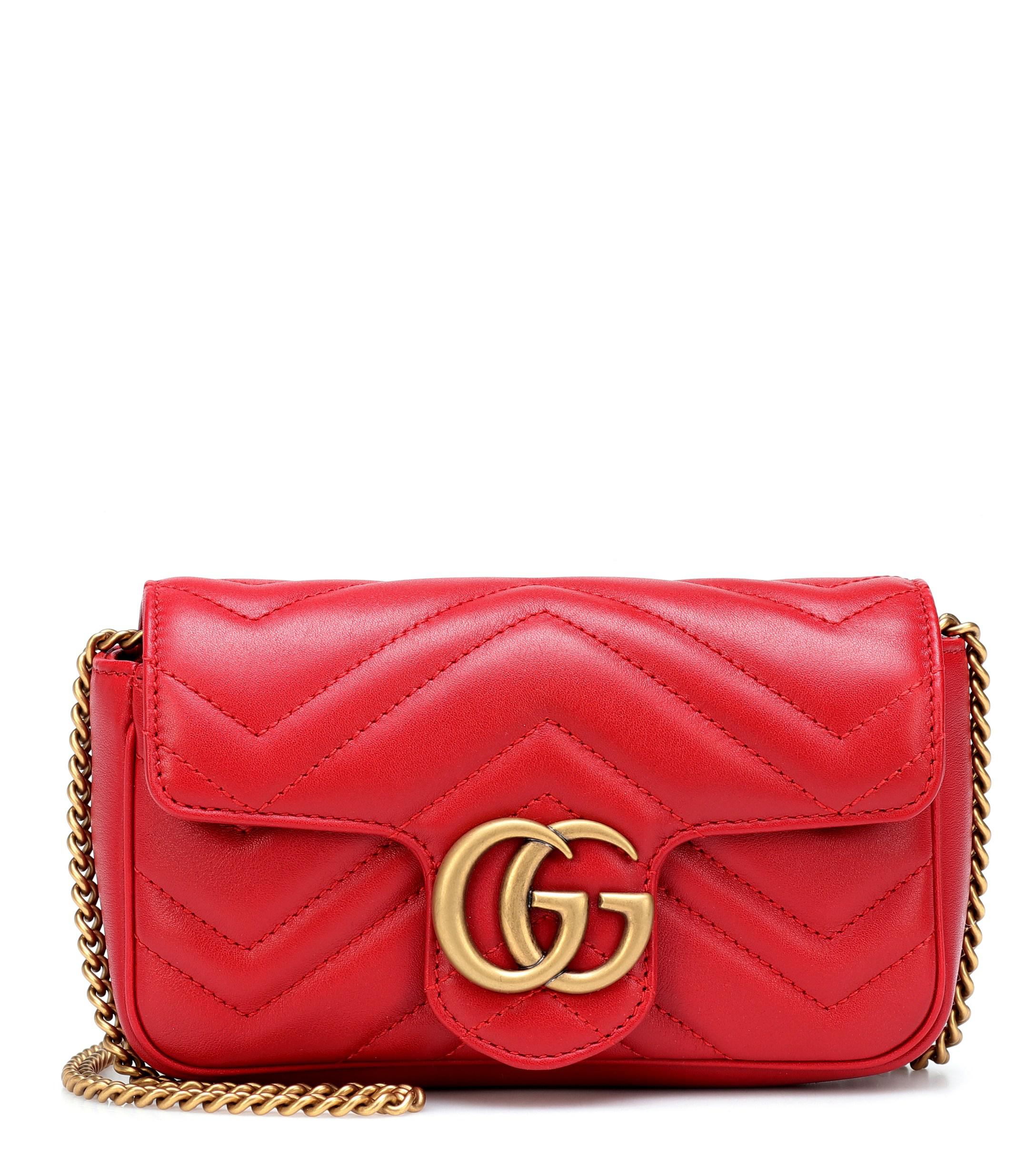 gg marmont matelassé mini bag