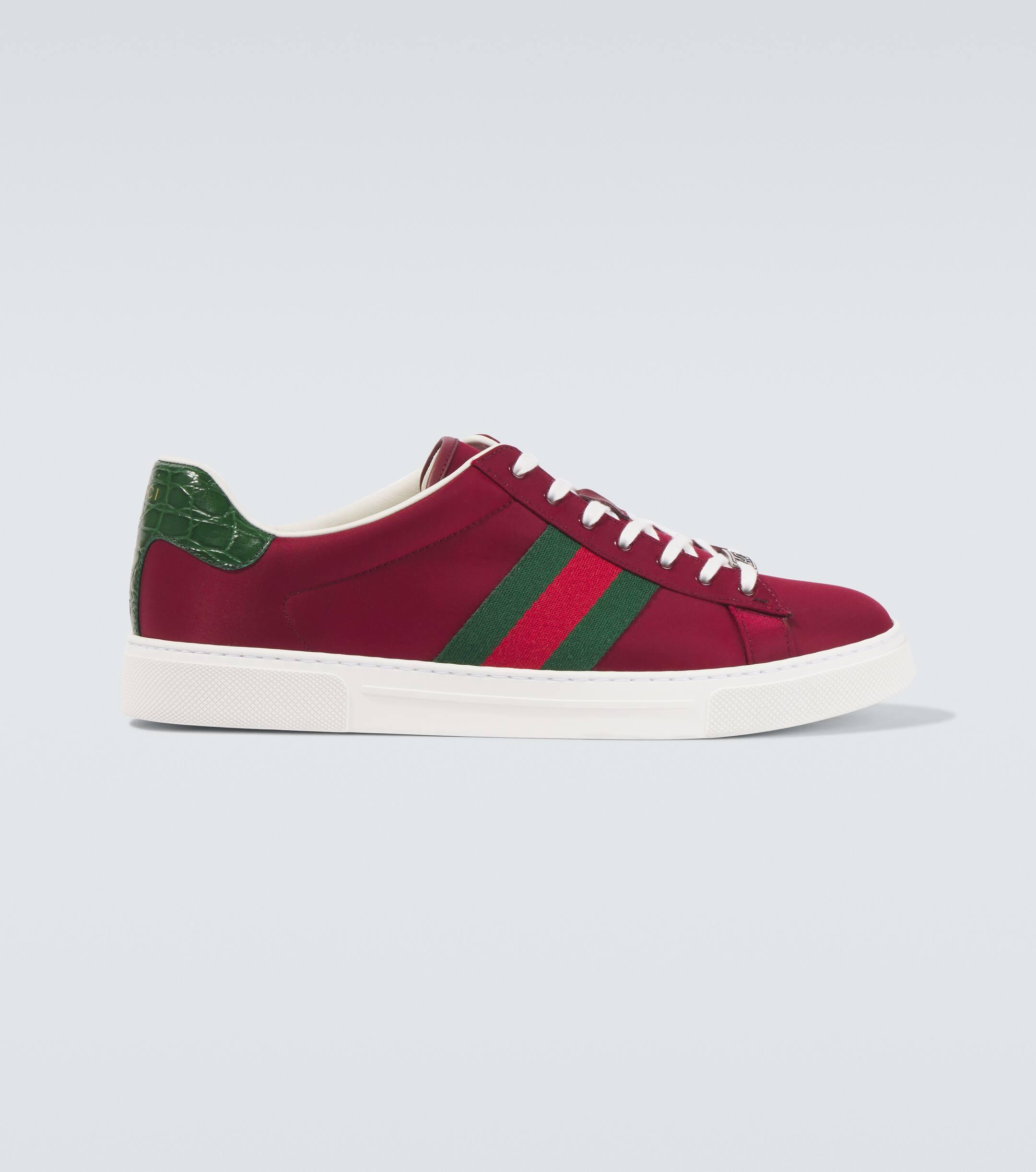 Gucci Ace Sneaker in Red for Men Lyst UK