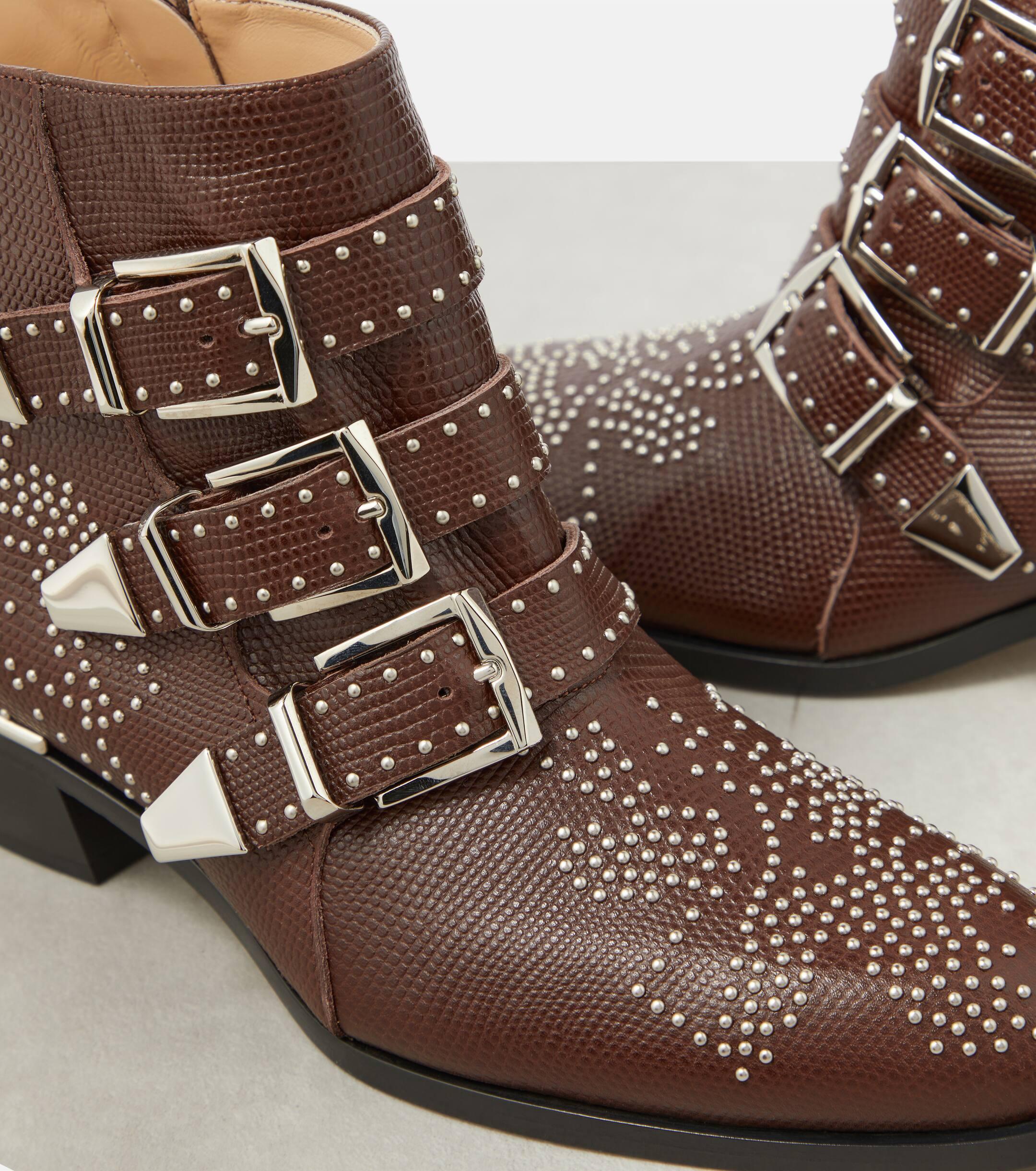 Chloe Susanna Short Boot in Brown Lyst UK