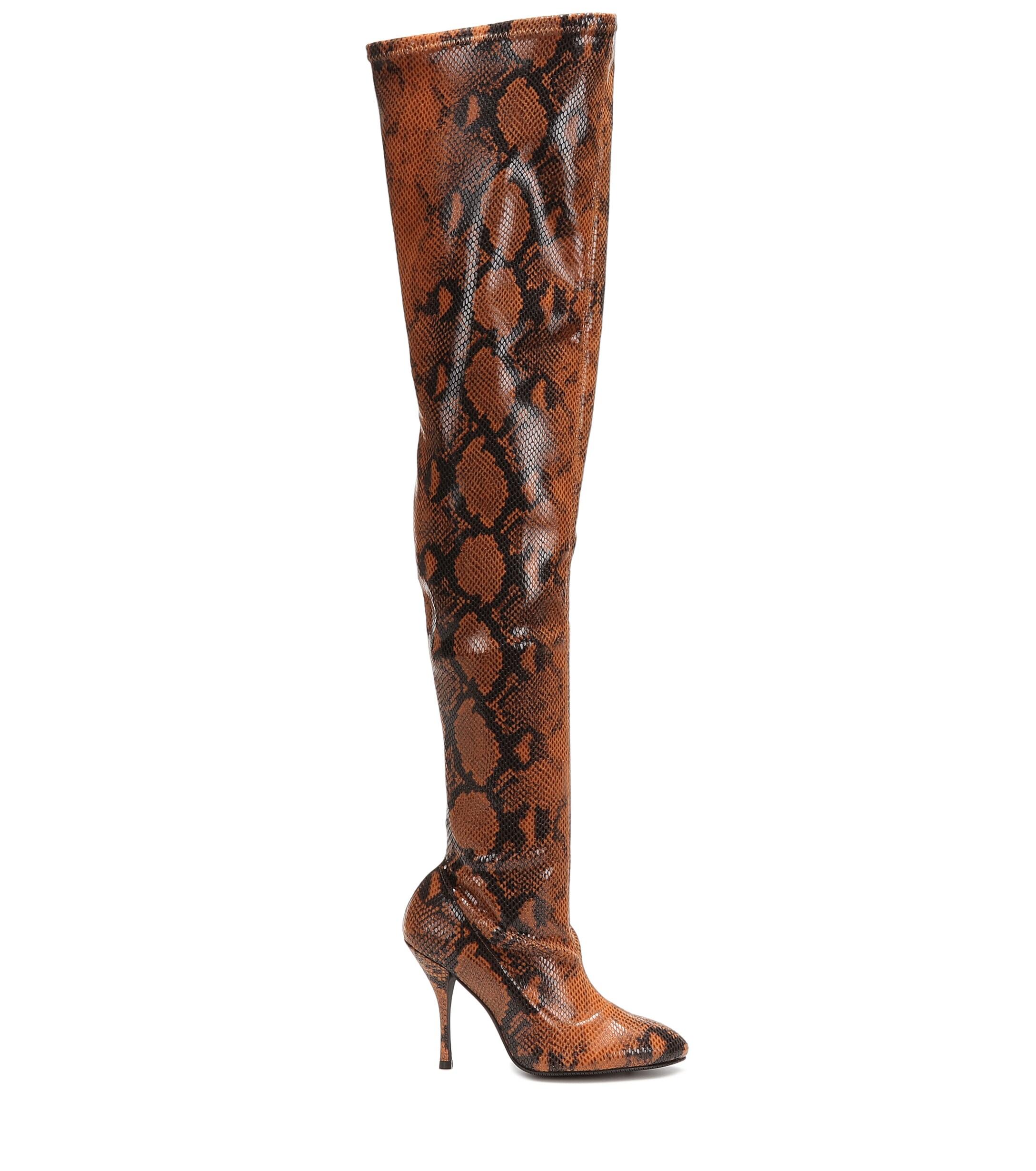 stuart weitzman snake boots