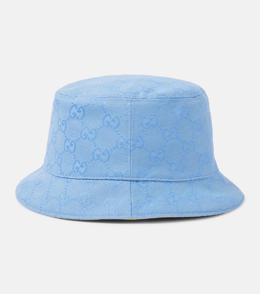gucci-blue-GG-Canvas-Bucket-  display picture 1