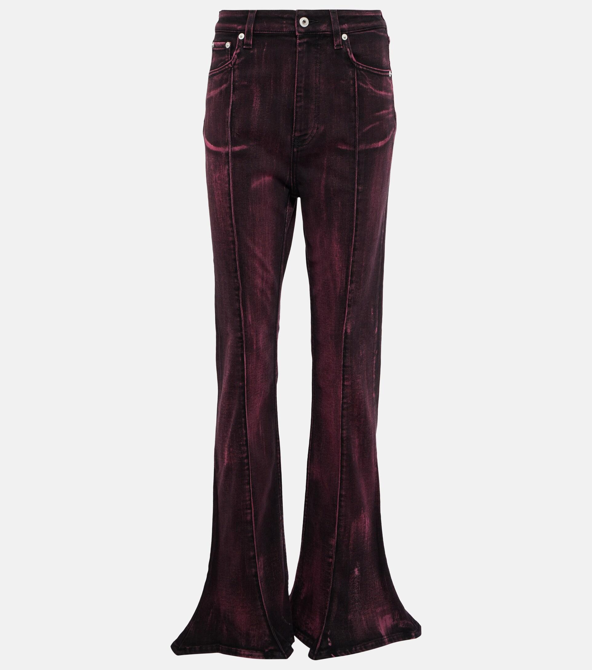 Y. Project Classic Trumpet Flared Jeans in Purple | Lyst