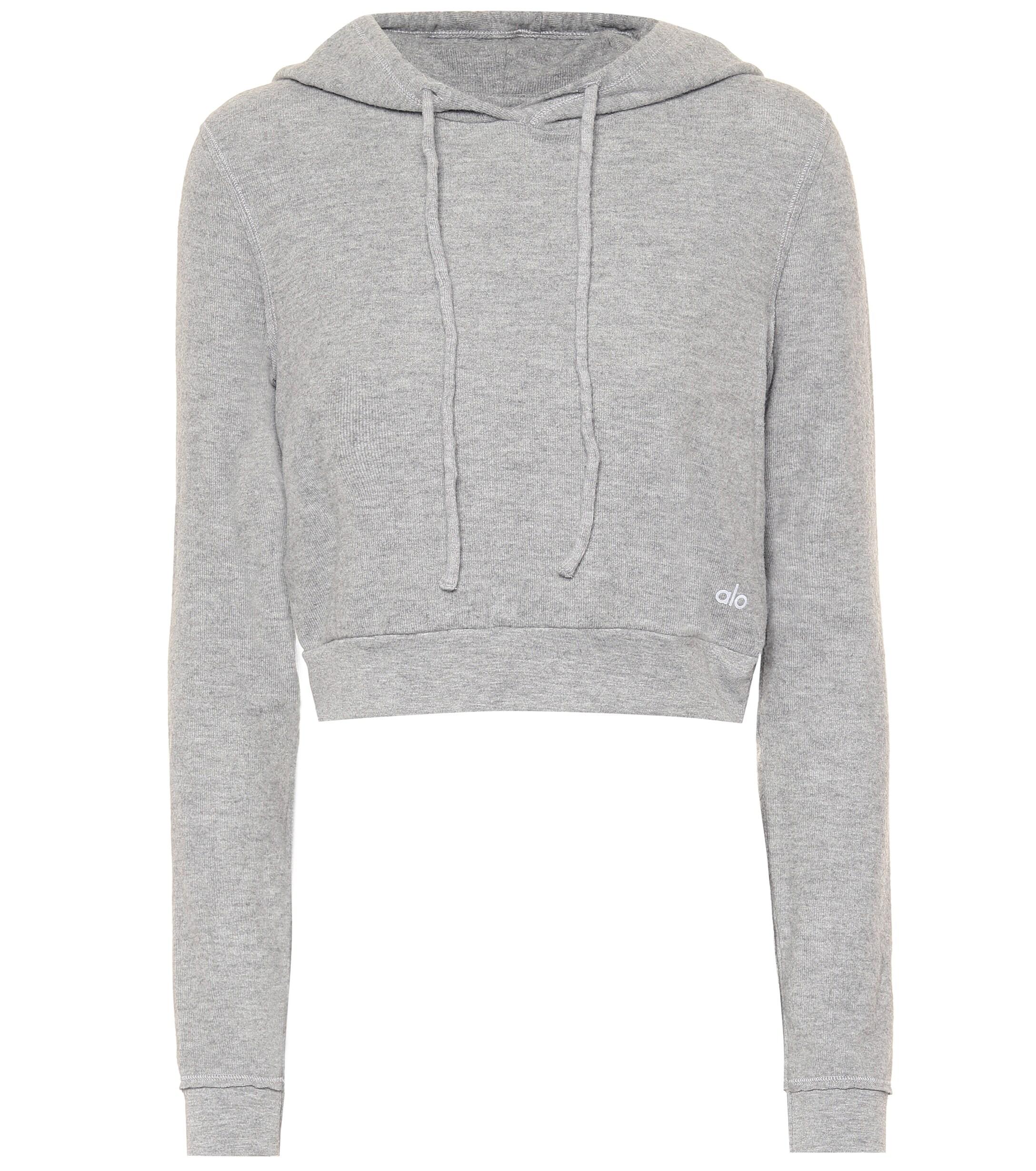 alo cropped sweatshirt