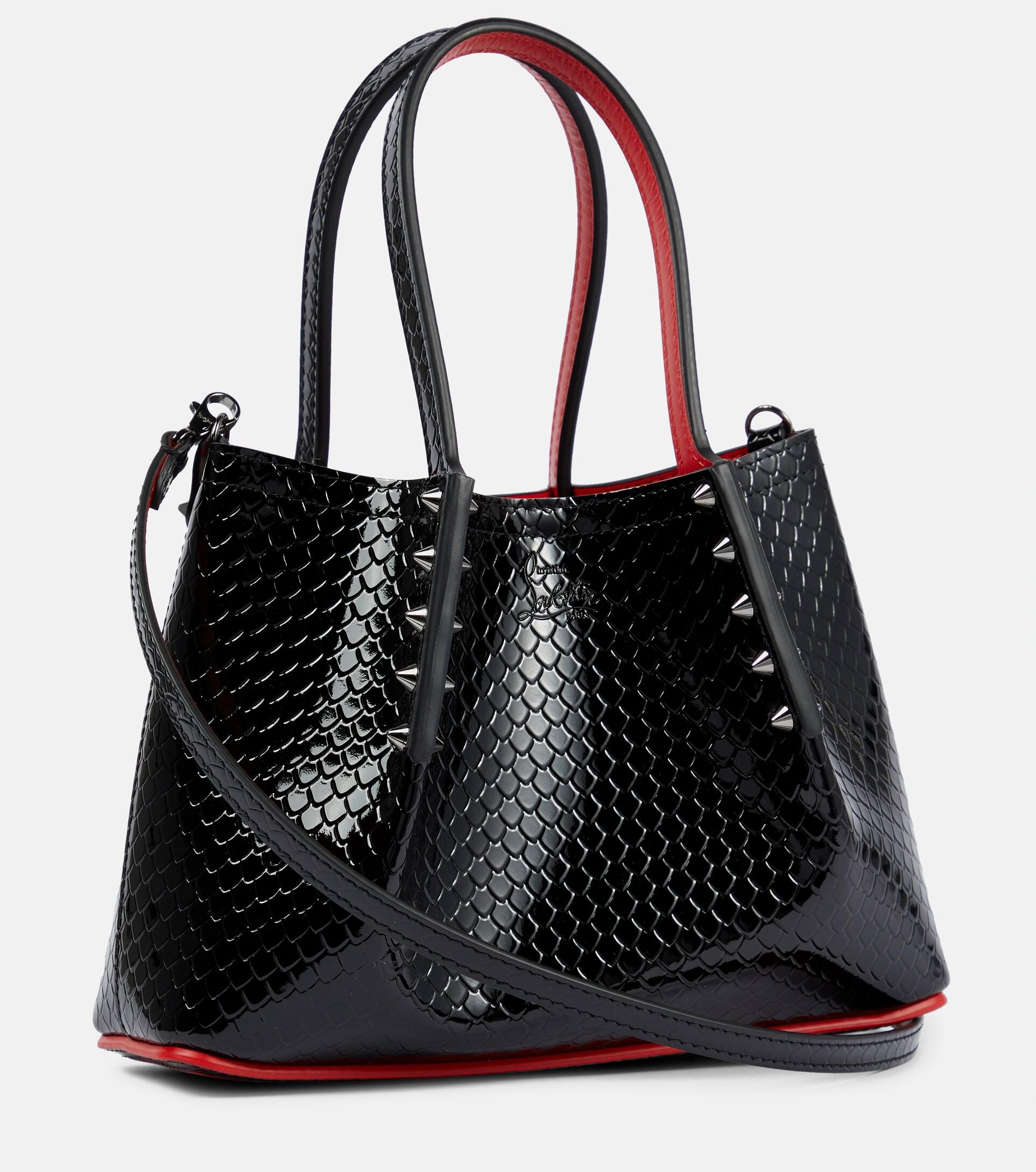 Louboutin black tote hot sale