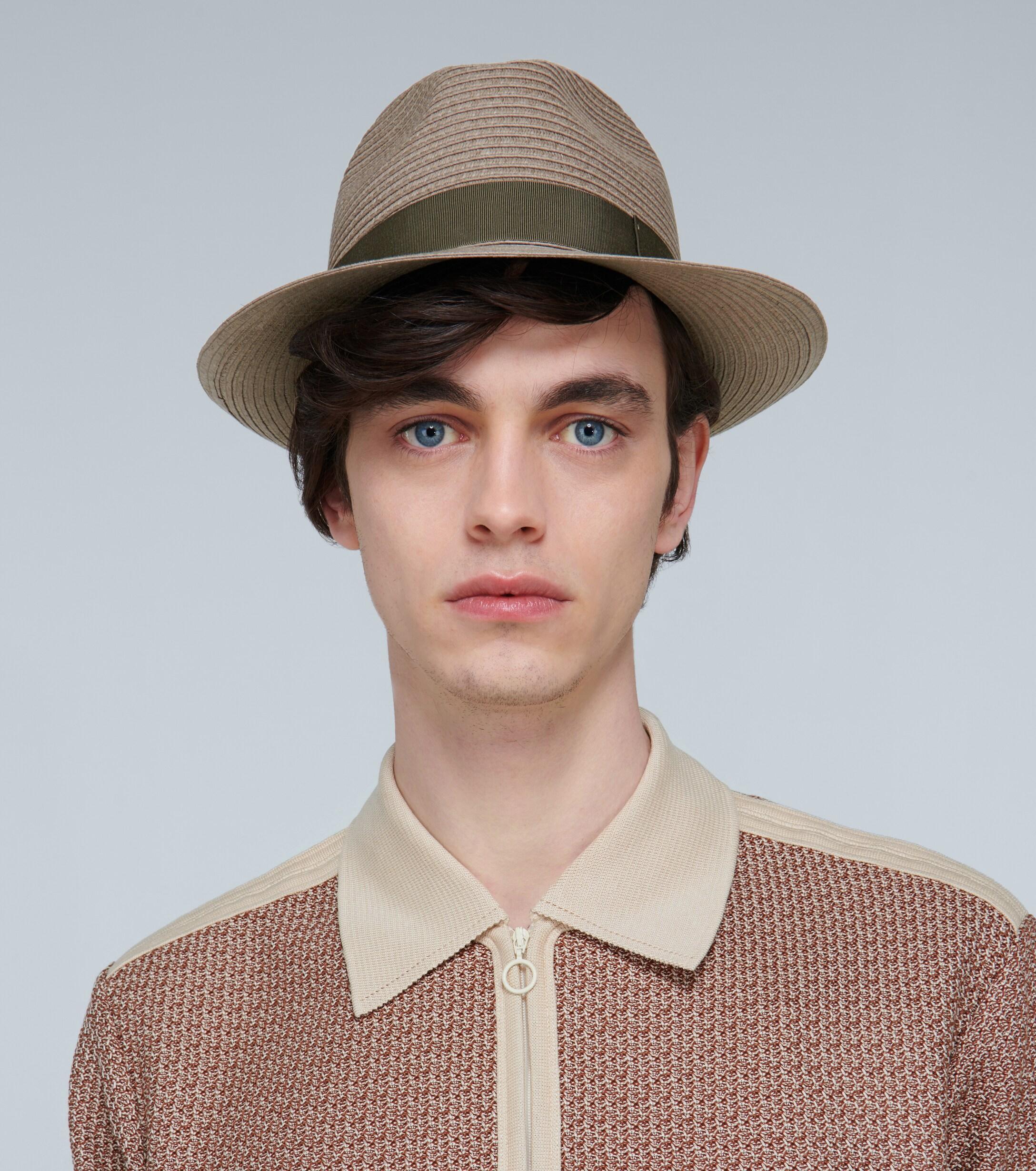 Borsalino Panama Straw Hat in Brown for Men - Lyst